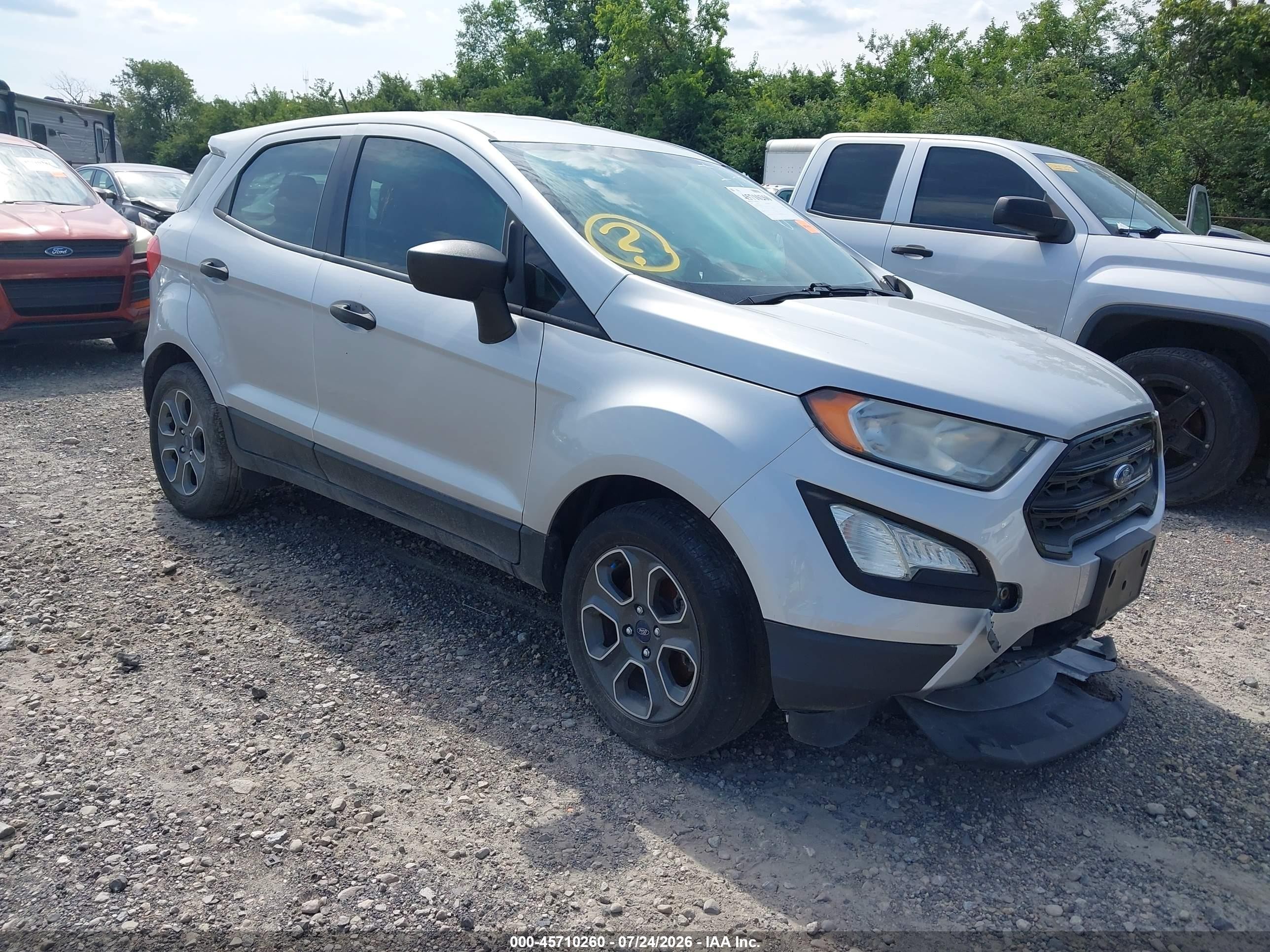 2018 Ford EcoSport S, VIN MAJ3P1RE2JC242601 — Side