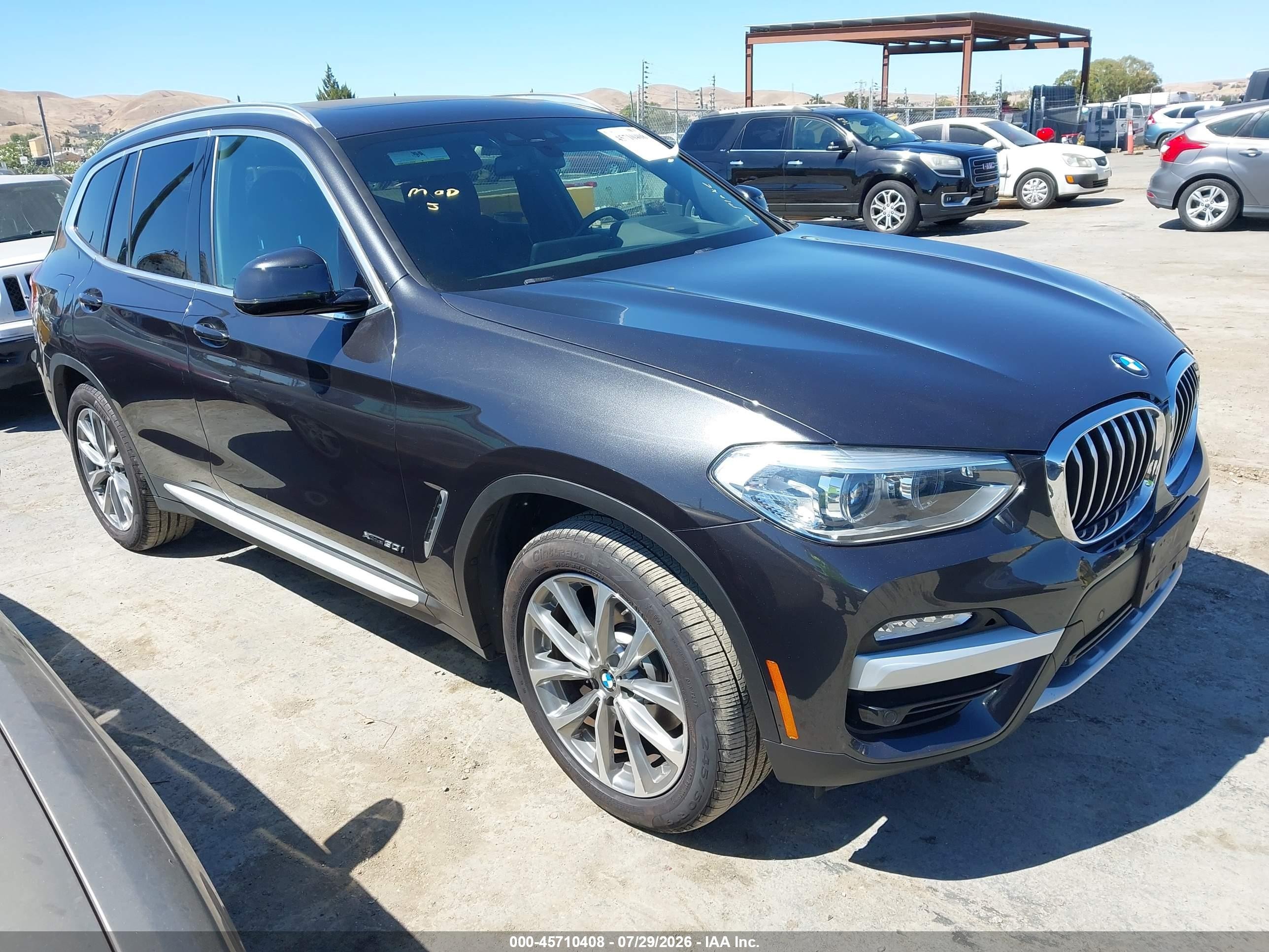 2018 BMW X3 xDrive30i, VIN 5UXTR9C56JLC82421 — Обычный износ