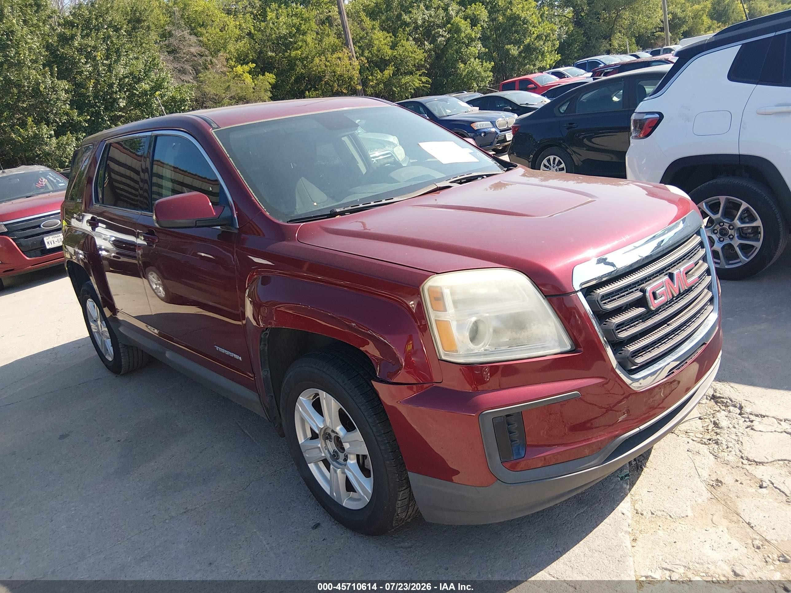 2016 GMC Terrain SLE, VIN 2GKALMEK1G6270017 — Normal wear