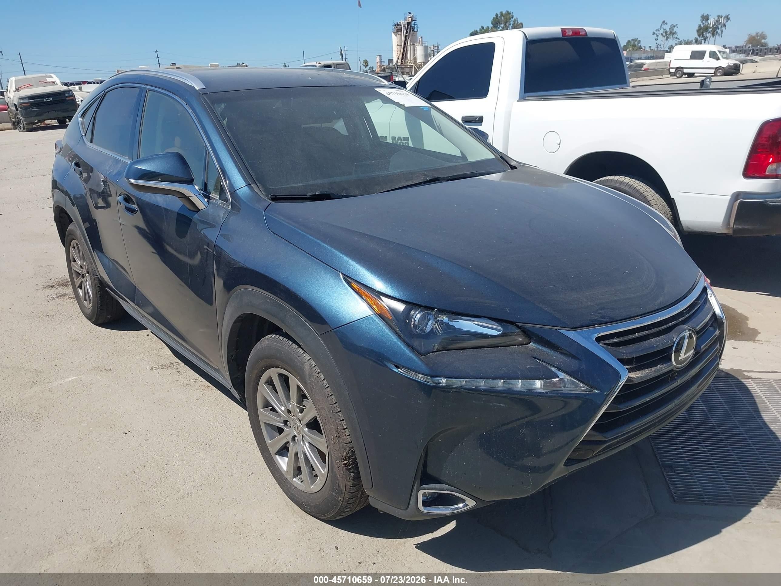 2015 Lexus NX 200t, VIN JTJYARBZ0F2015642 — Front end