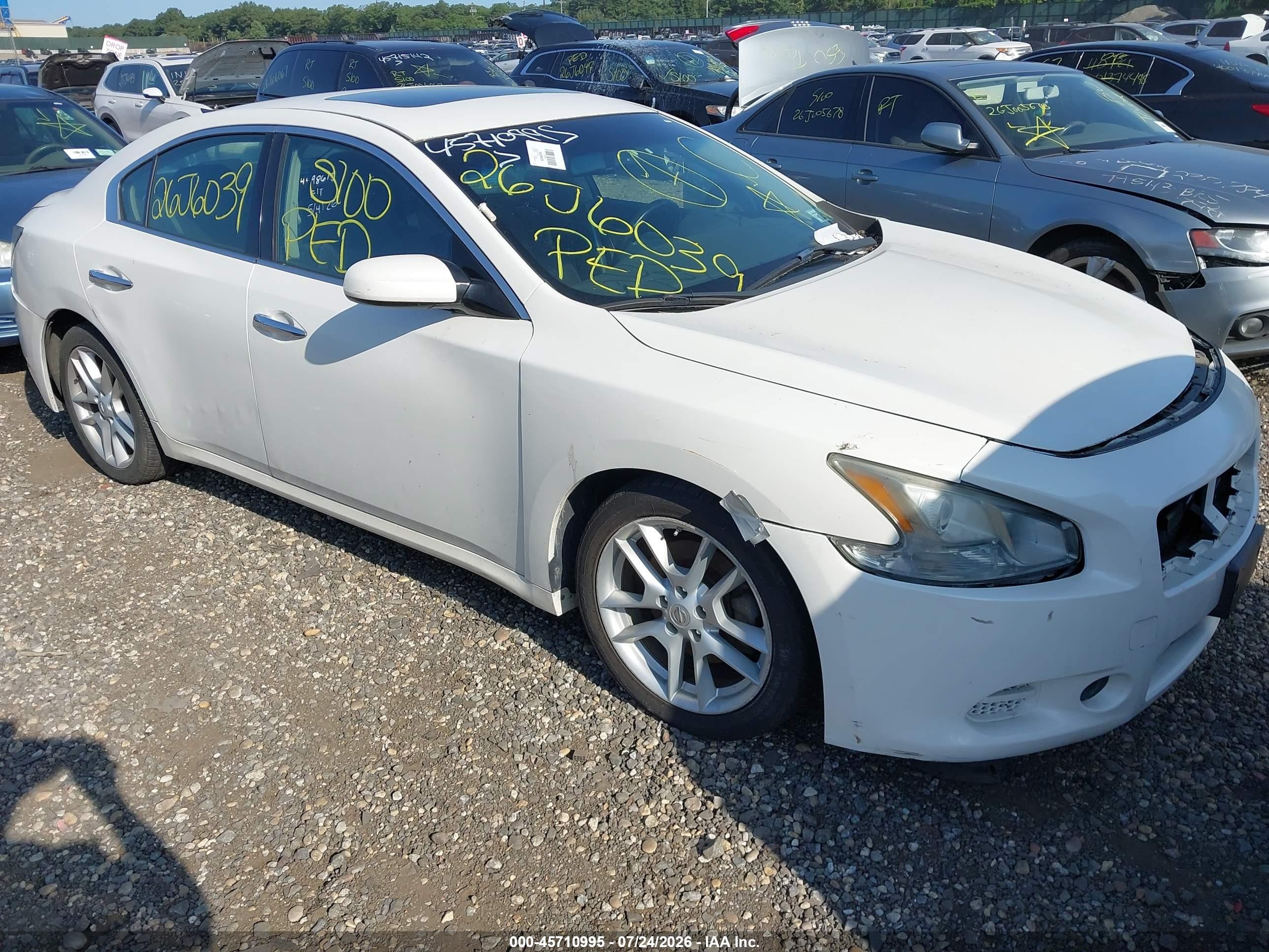2012 Nissan Maxima SV, VIN 1N4AA5AP0CC835924 — По всему кузову