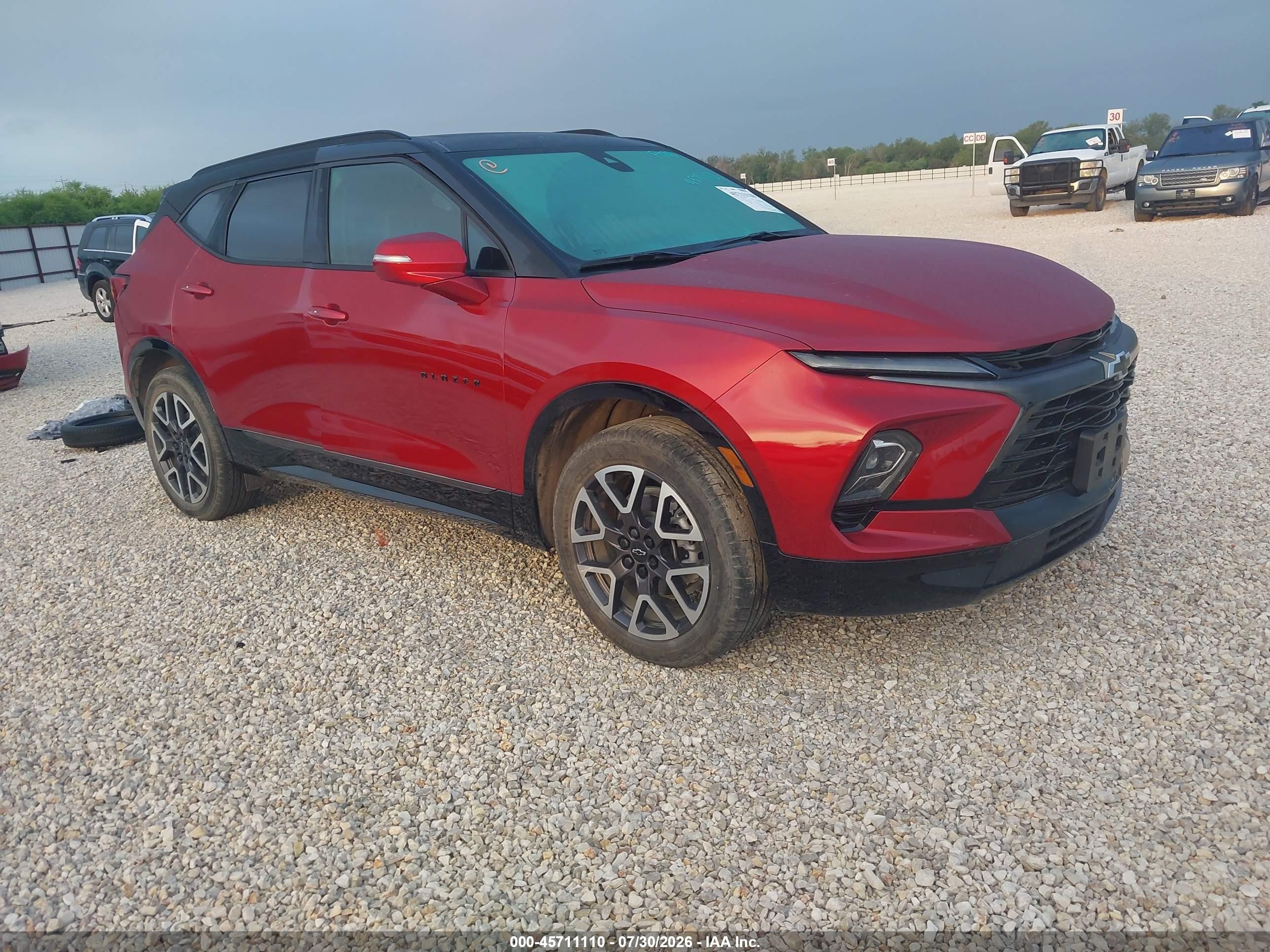 2024 Chevrolet Blazer RS, VIN 3GNKBERS9RS185117 — Water / flood
