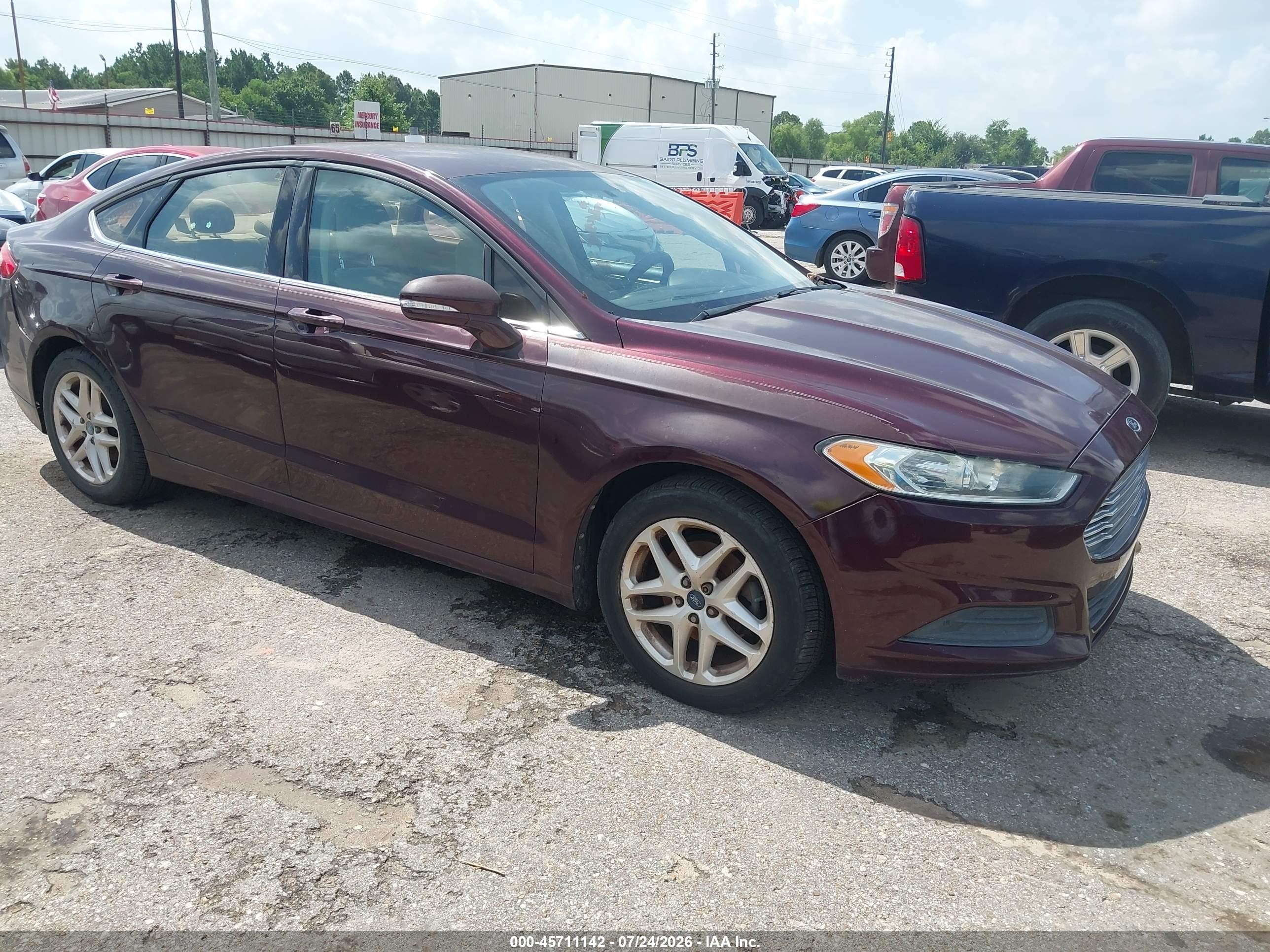 2013 Ford Fusion SE, VIN 3FA6P0H71DR130761 — Normal wear