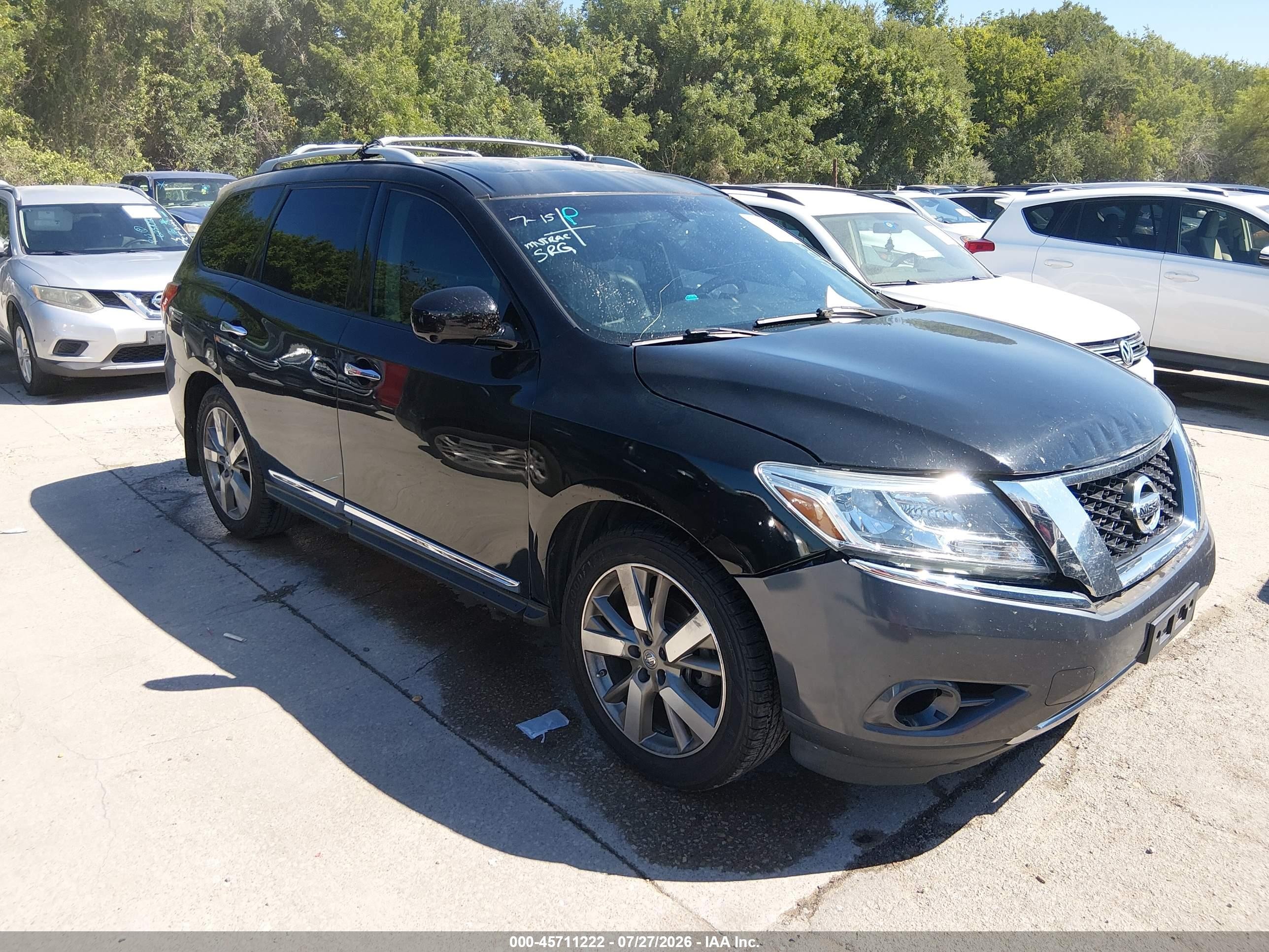 2014 Nissan Pathfinder SL, VIN 5N1AR2MM9EC610550 — Repossession
