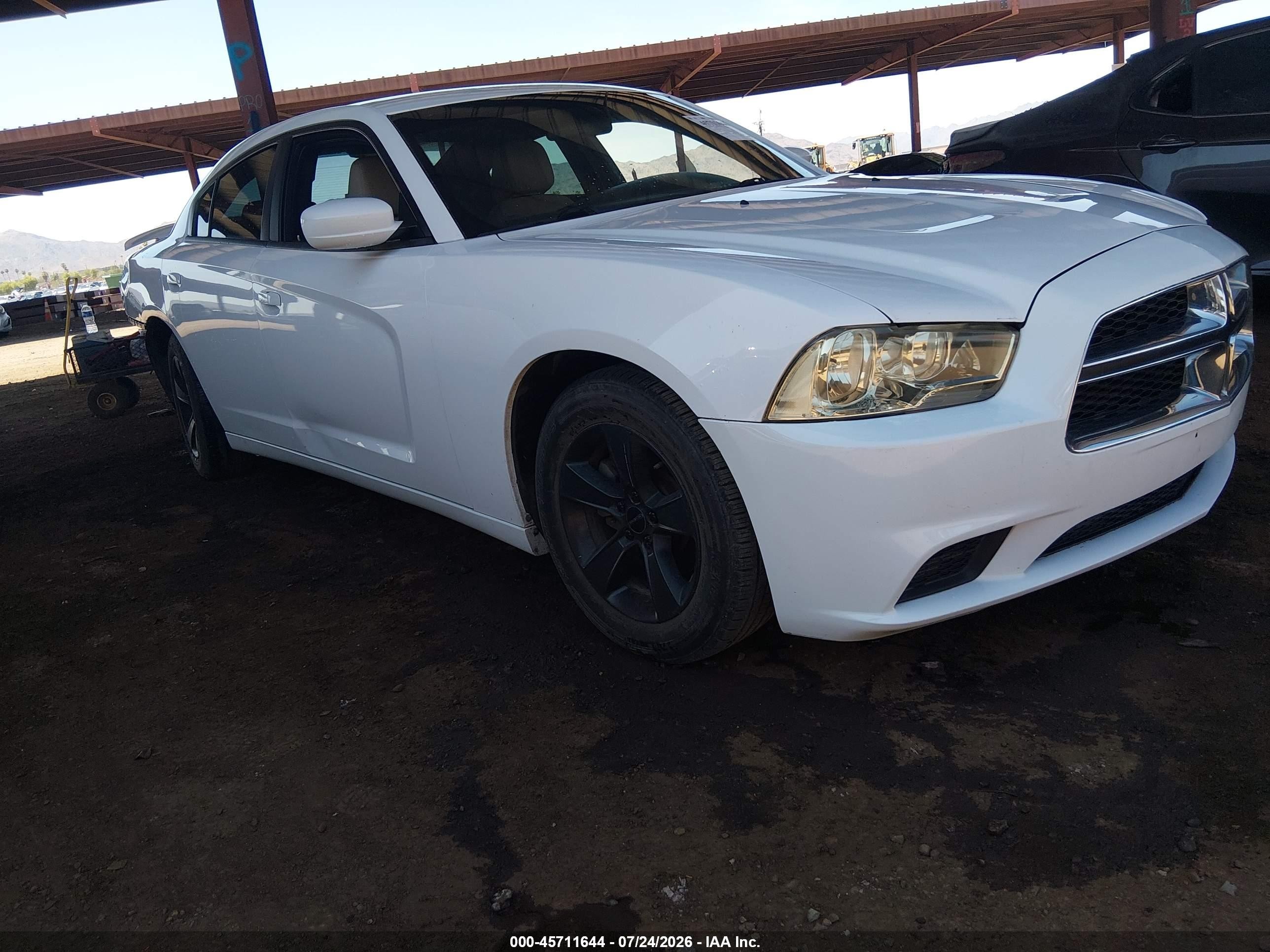 2013 Dodge Charger SE, VIN 2C3CDXBG3DH579432 — Rear end