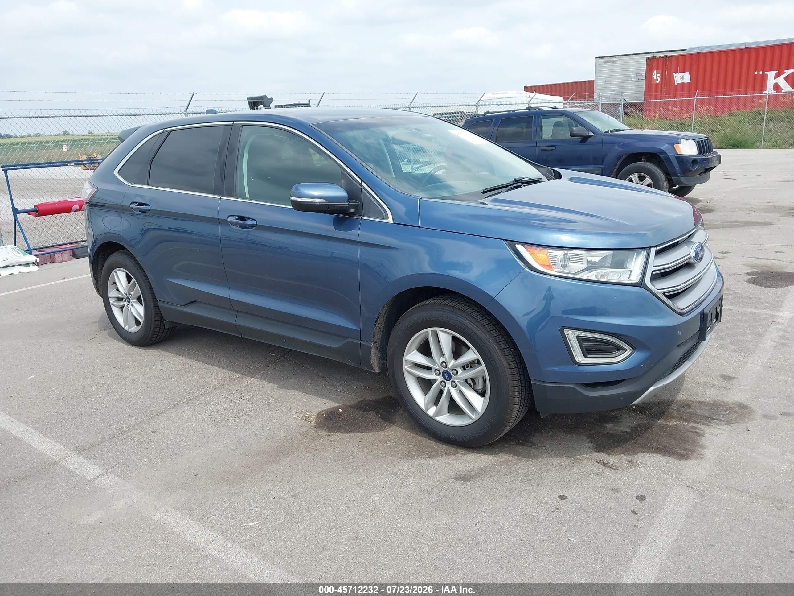 2018 Ford Edge SEL, VIN 2FMPK3J94JBC38405 — Side