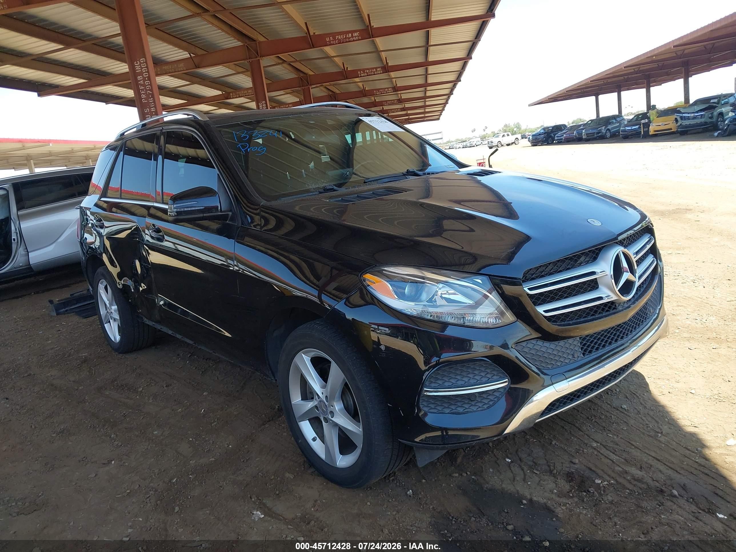 2016 Mercedes-Benz GLE 350, VIN 4JGDA5JB6GA791923 — Side