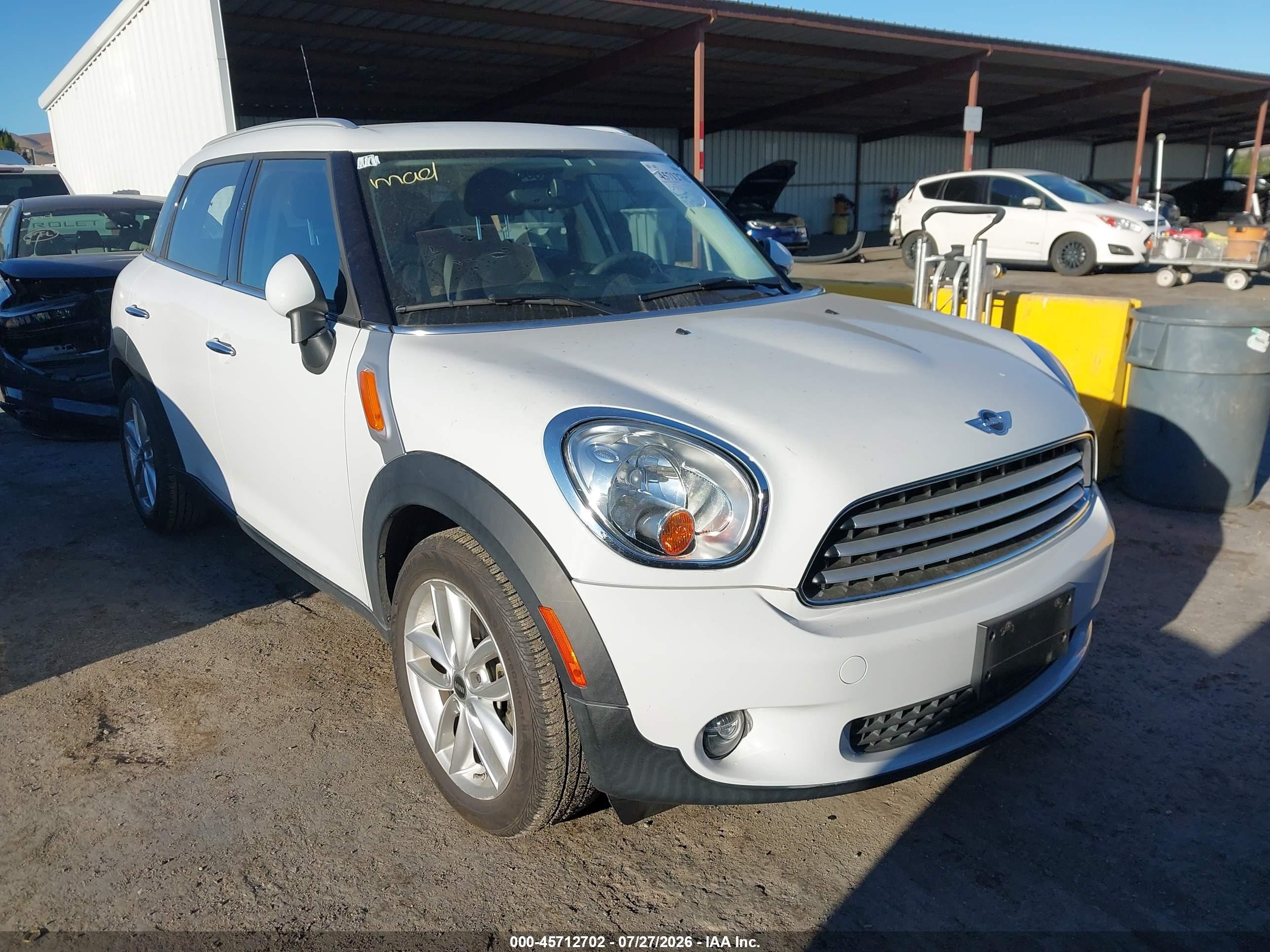 2013 MINI Countryman, VIN WMWZB3C52DWR36003 — Rear end