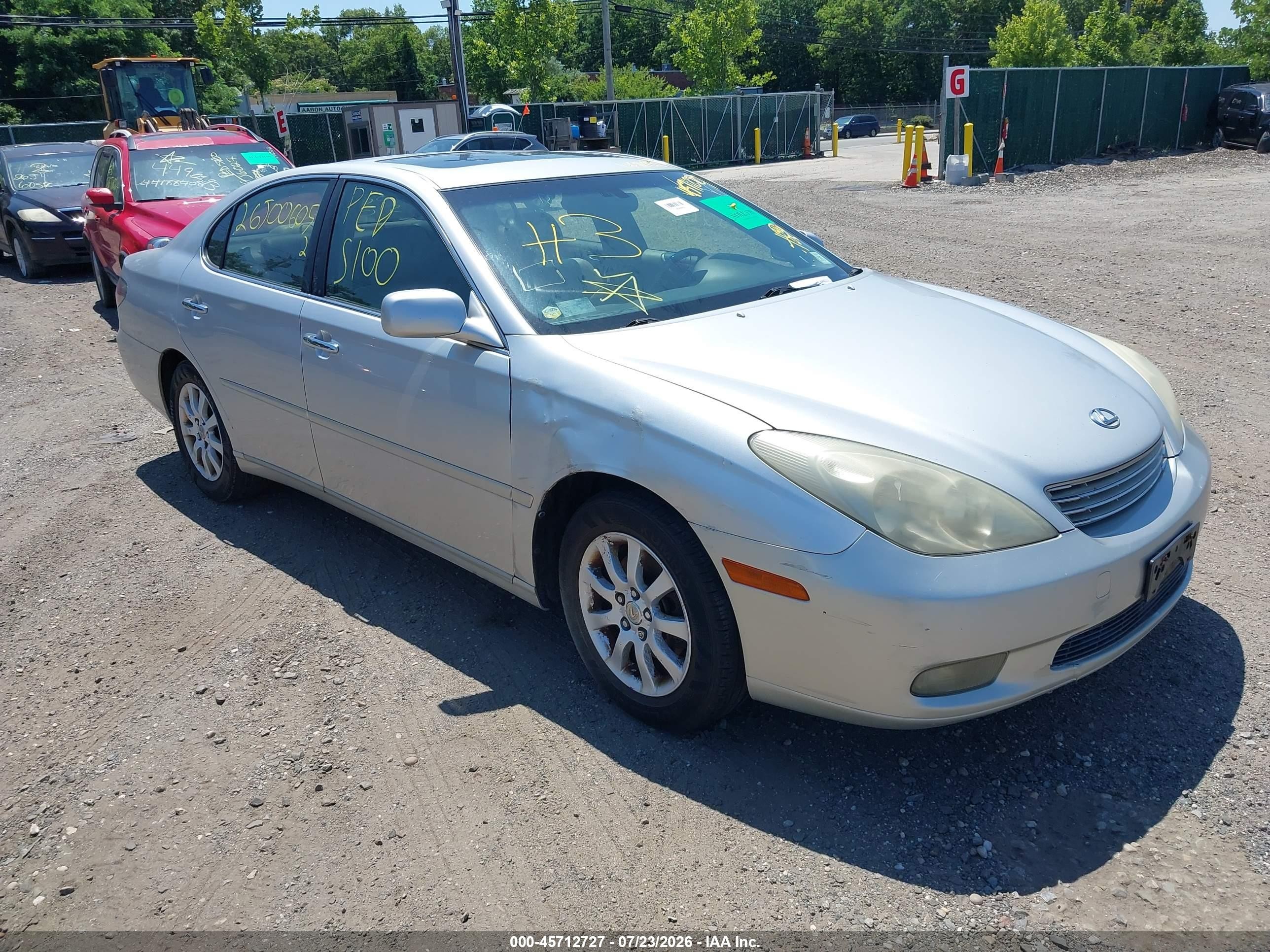 2003 Lexus ES 300, VIN JTHBF30G030121720 — Not stated