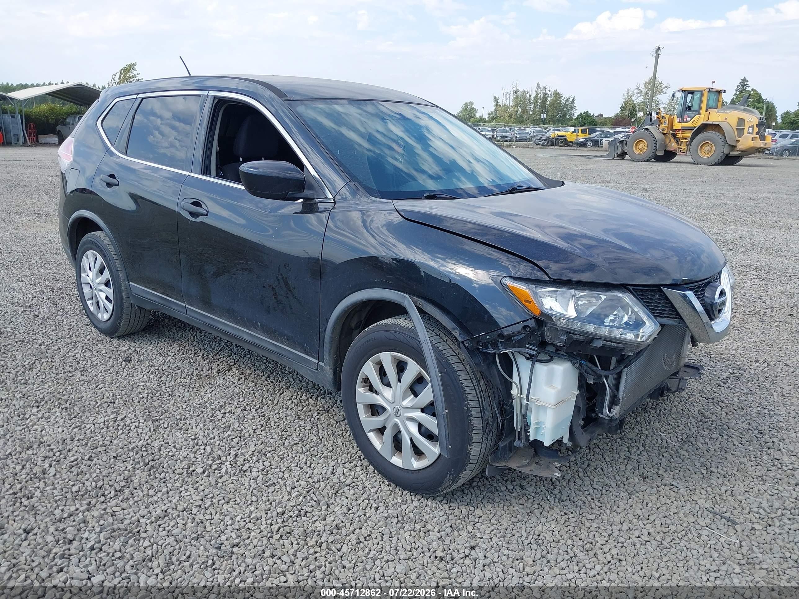 2016 Nissan Rogue SV, VIN KNMAT2MV2GP676657 — Front end