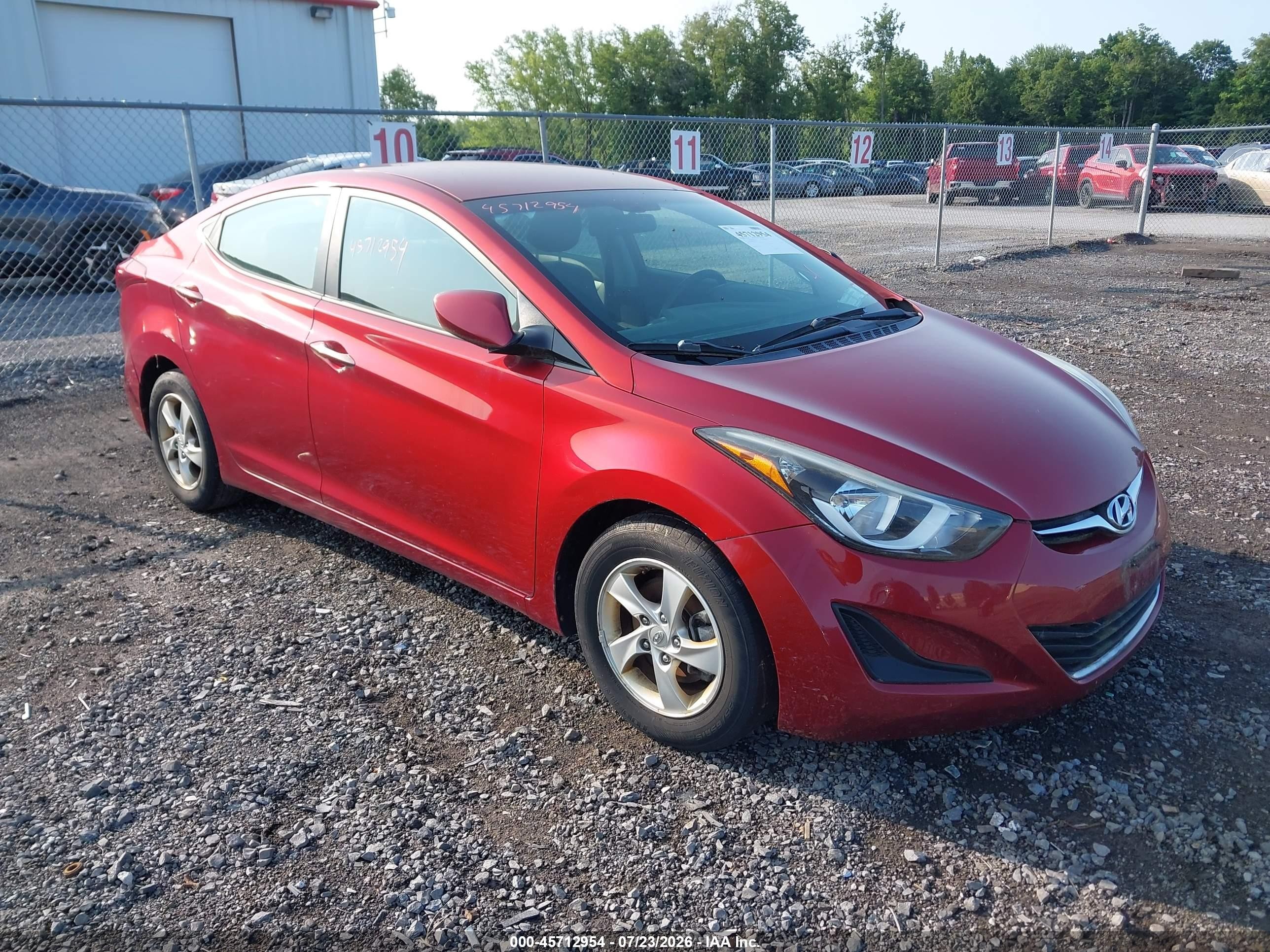2015 Hyundai Elantra SE, VIN 5NPDH4AE8FH575535 — Normal wear