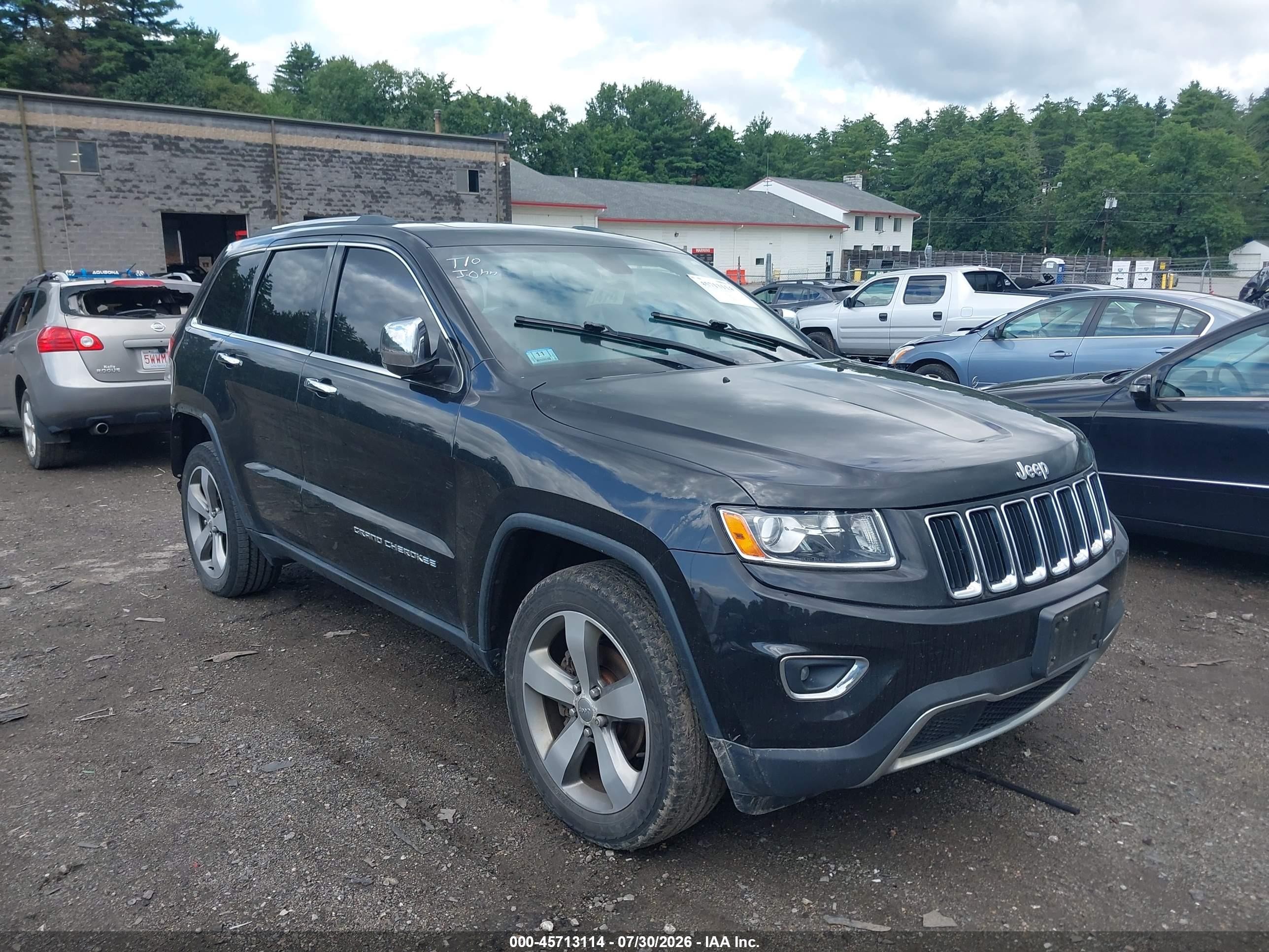 2014 Jeep Grand Cherokee Limited, VIN 1C4RJFBG7EC347235 — Rear end