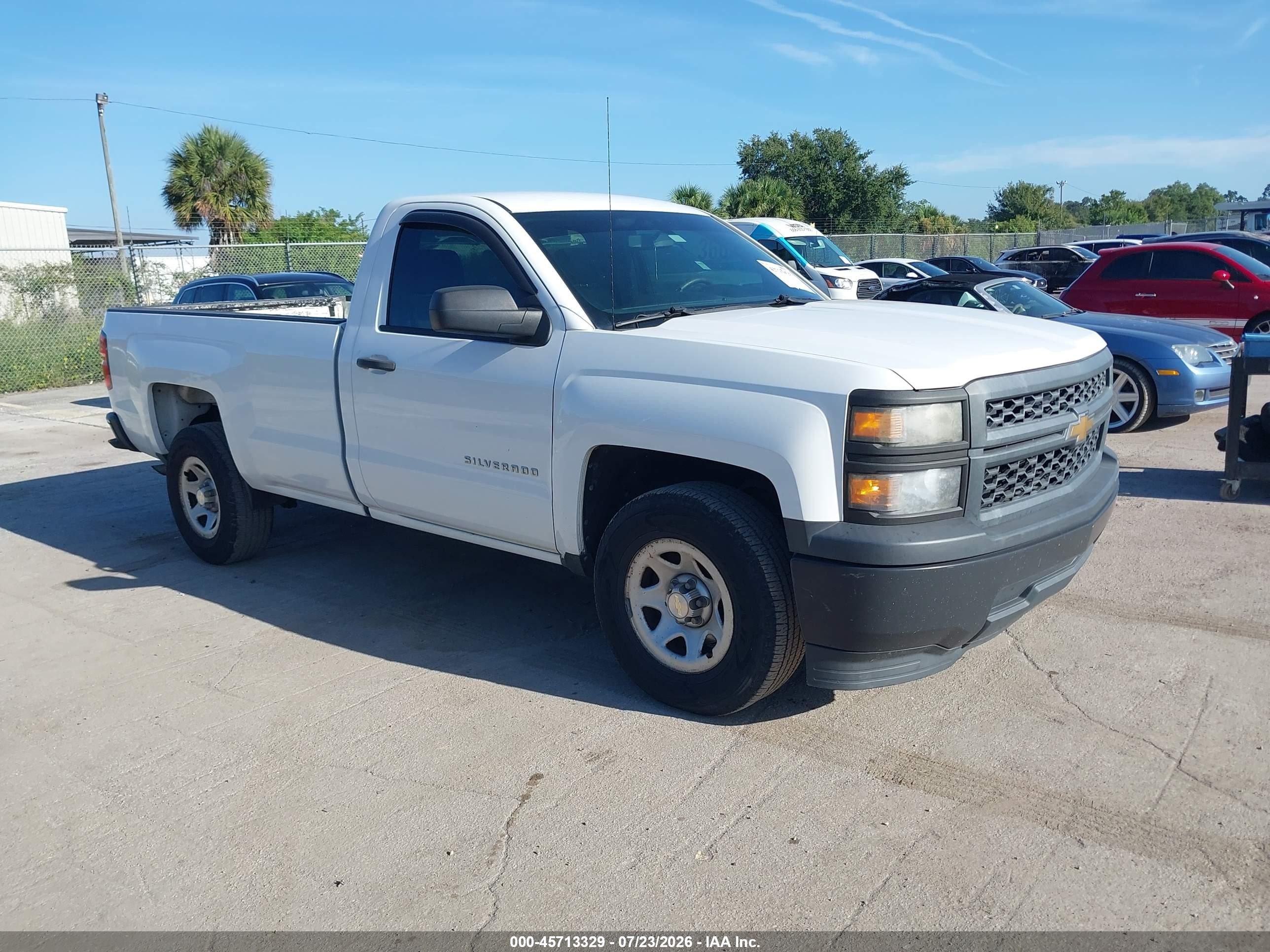 2015 Chevrolet Silverado 1500 Work Truck, VIN 1GCNCPEH2FZ336032 — Rear end