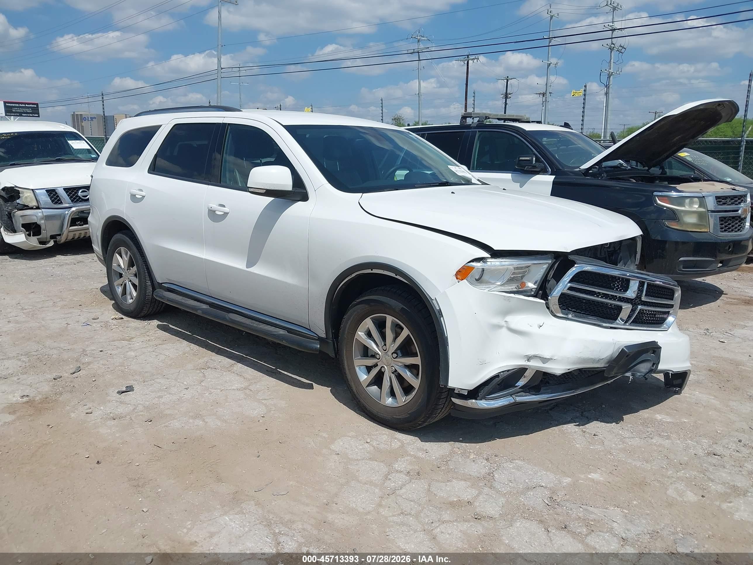 2014 Dodge Durango Limited, VIN 1C4RDHDG7EC598675 — Front end