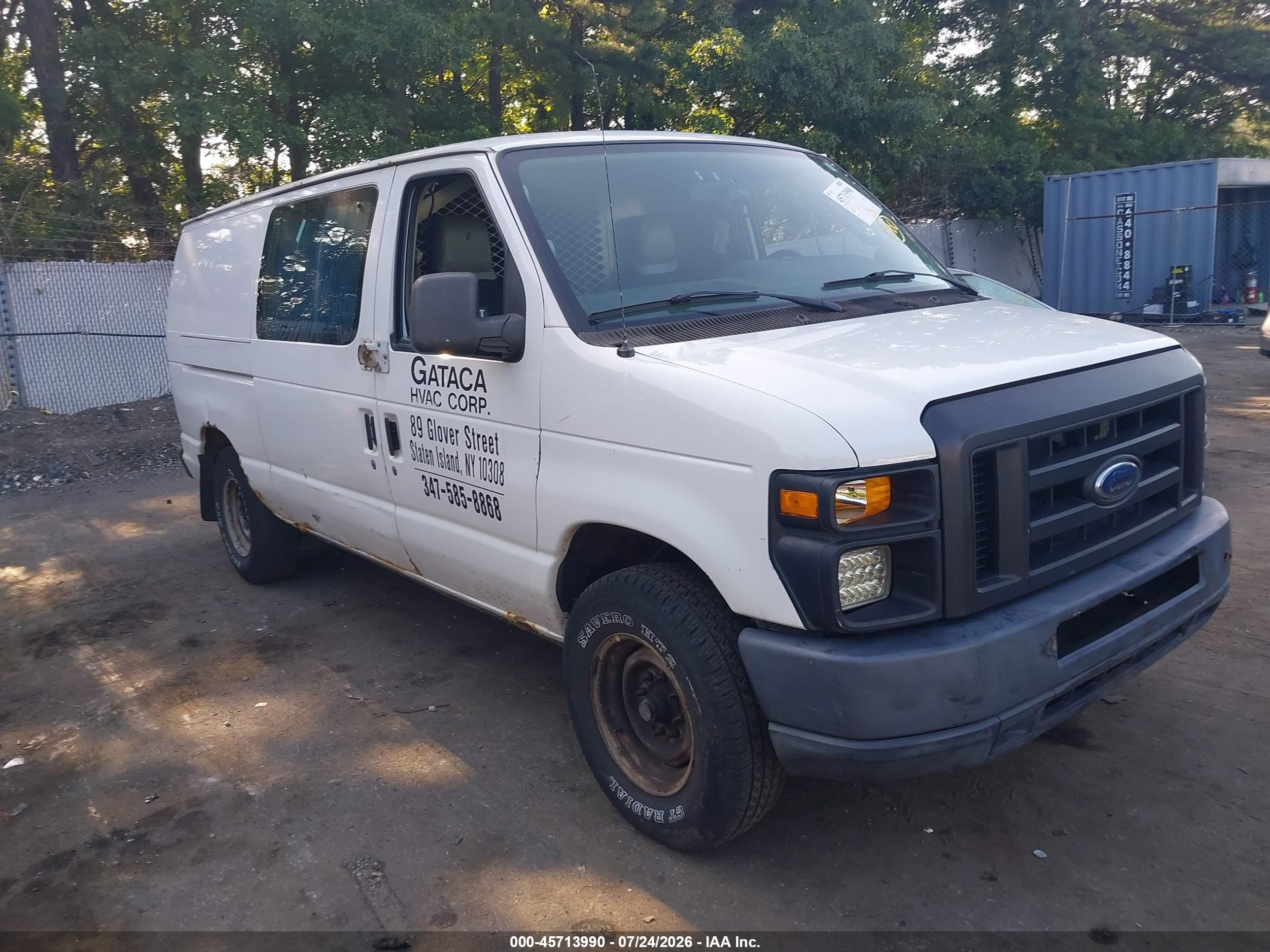 2012 Ford Econoline Cargo Commercial, VIN 1FTNE1EL8CDA81889 — Side