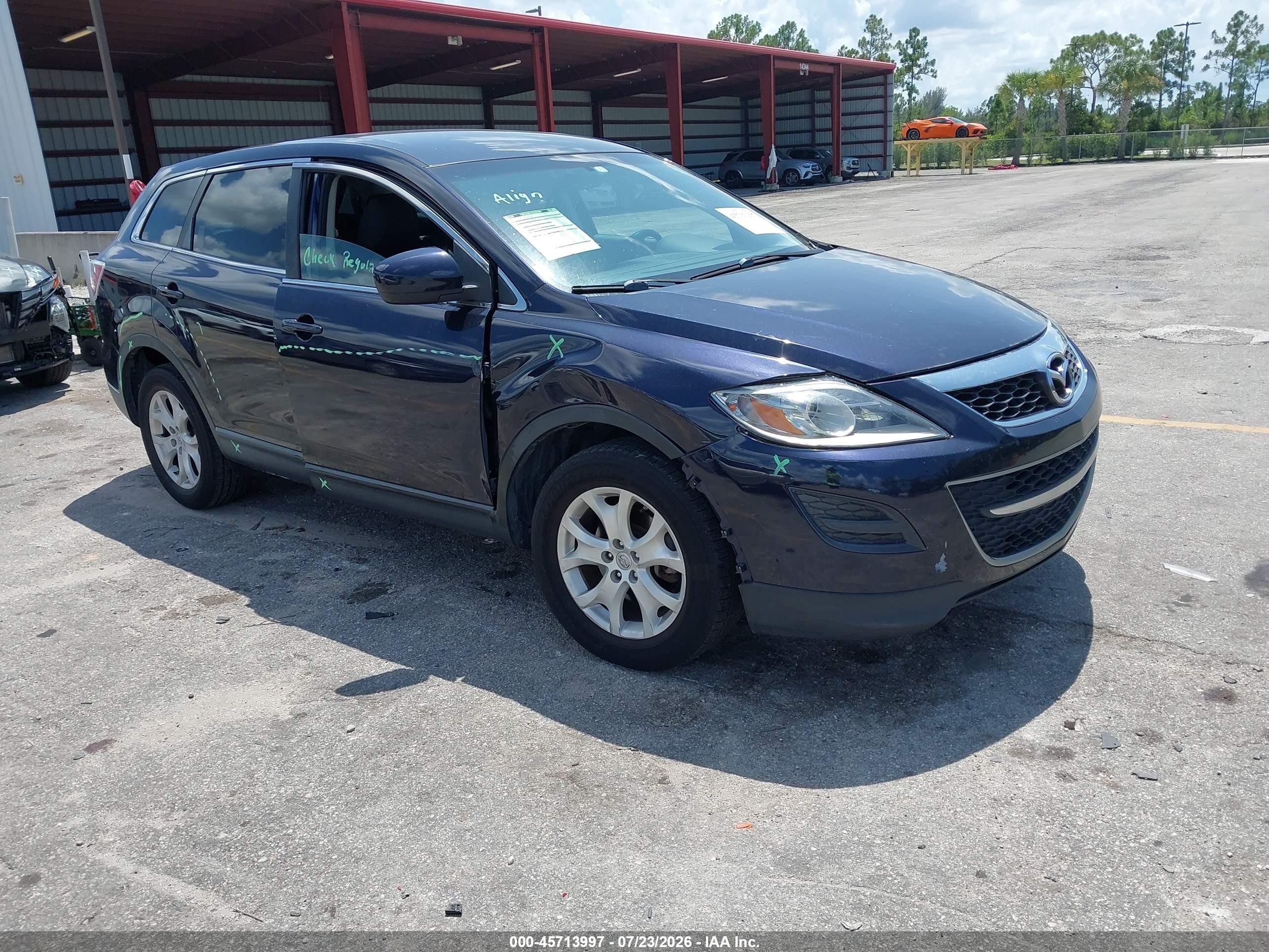 2012 Mazda CX-9 Sport, VIN JM3TB2BV5C0369220 — Front end