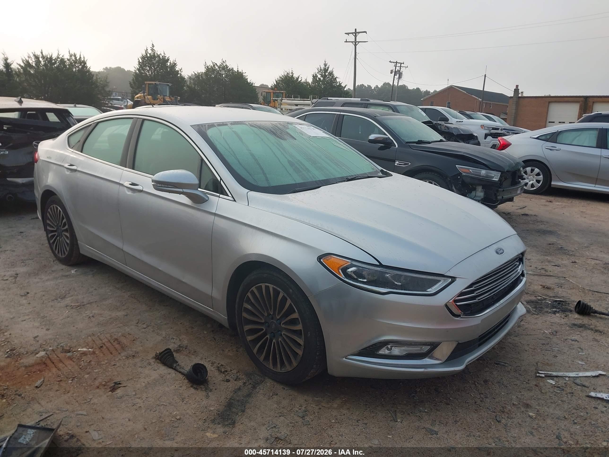 2017 Ford Fusion SE, VIN 3FA6P0HD3HR219873 — Repossession