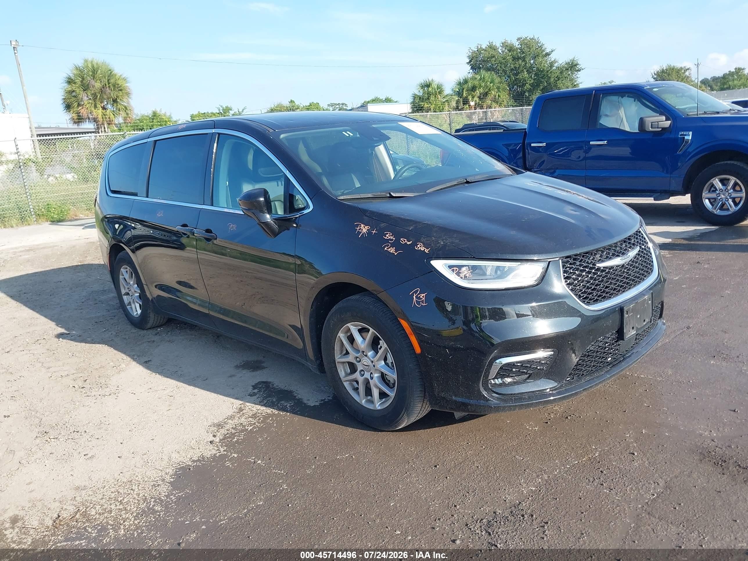 2024 Chrysler Pacifica Touring L, VIN 2C4RC1BG5RR147075 — Hail
