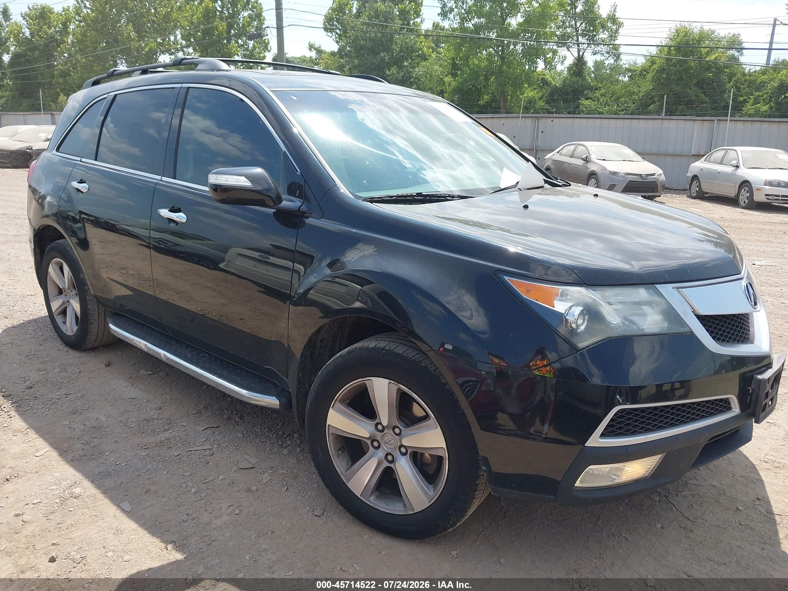 2011 Acura MDX Technology, VIN 2HNYD2H63BH549129 — Rear end