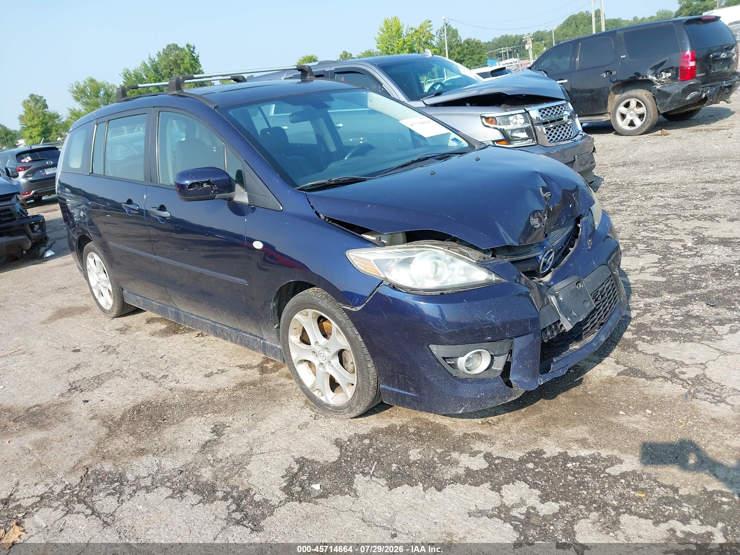 2009 Mazda 5 Grand Touring, VIN JM1CR293390332944 — Перед
