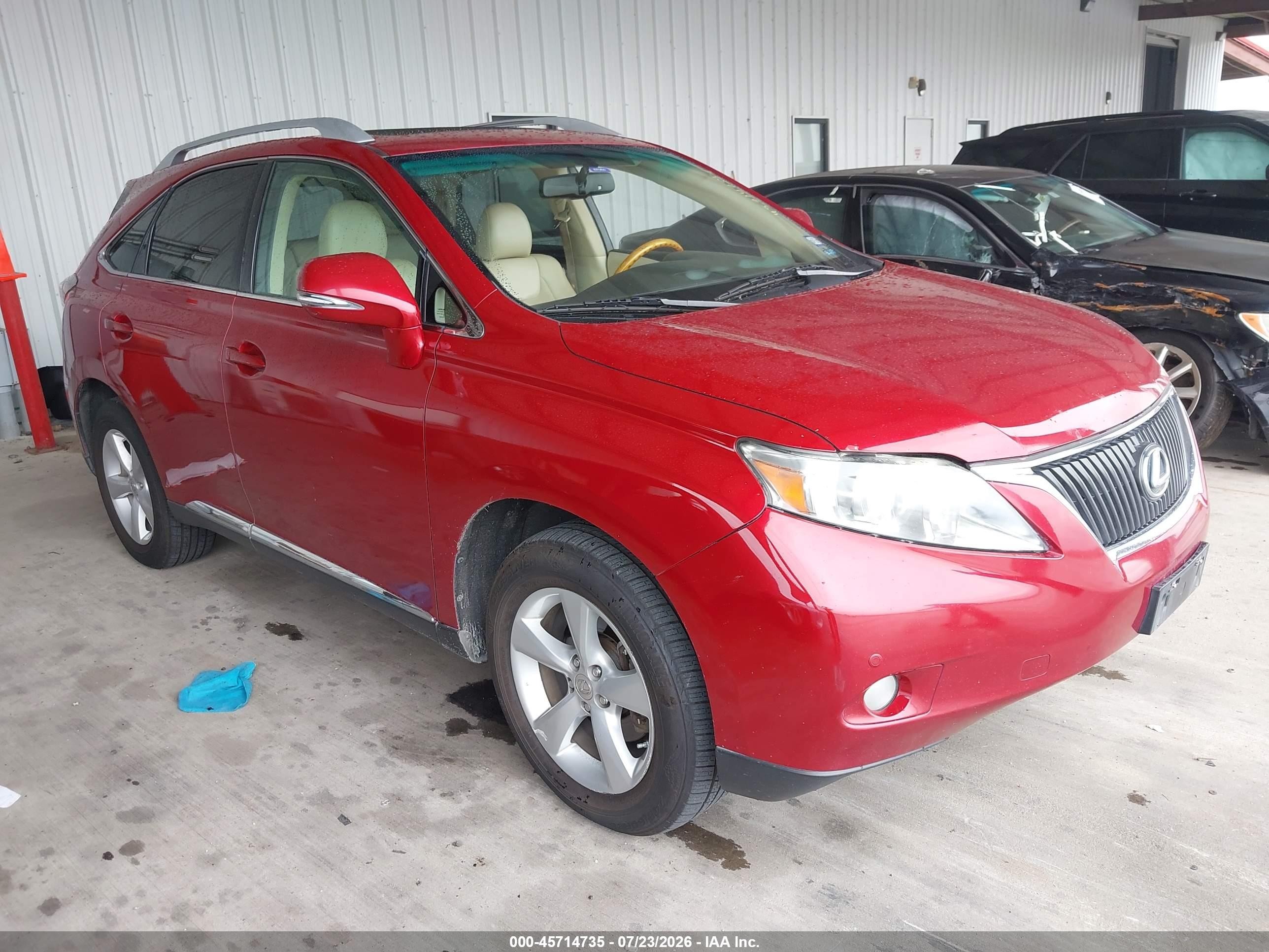 2012 Lexus RX 350, VIN 2T2BK1BAXCC146345 — Normal wear