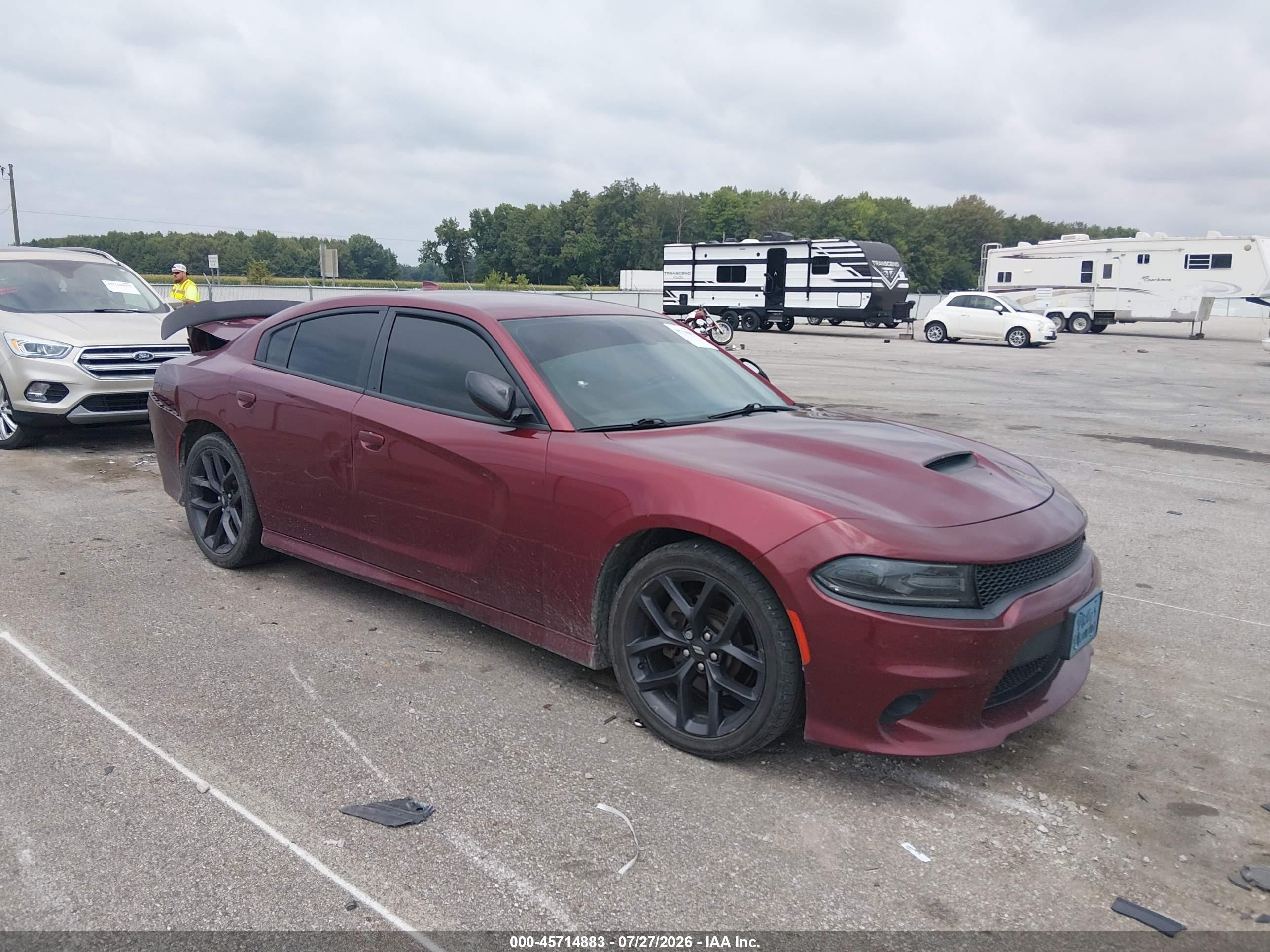 2020 Dodge Charger GT, VIN 2C3CDXHG2LH120091 — Rear end
