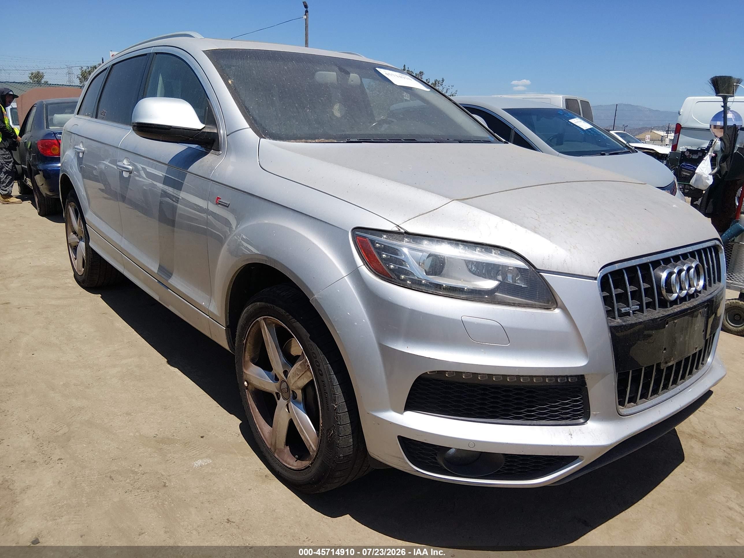 2011 Audi Q7 S line, VIN WA1DGAFE5BD009546 — Not stated