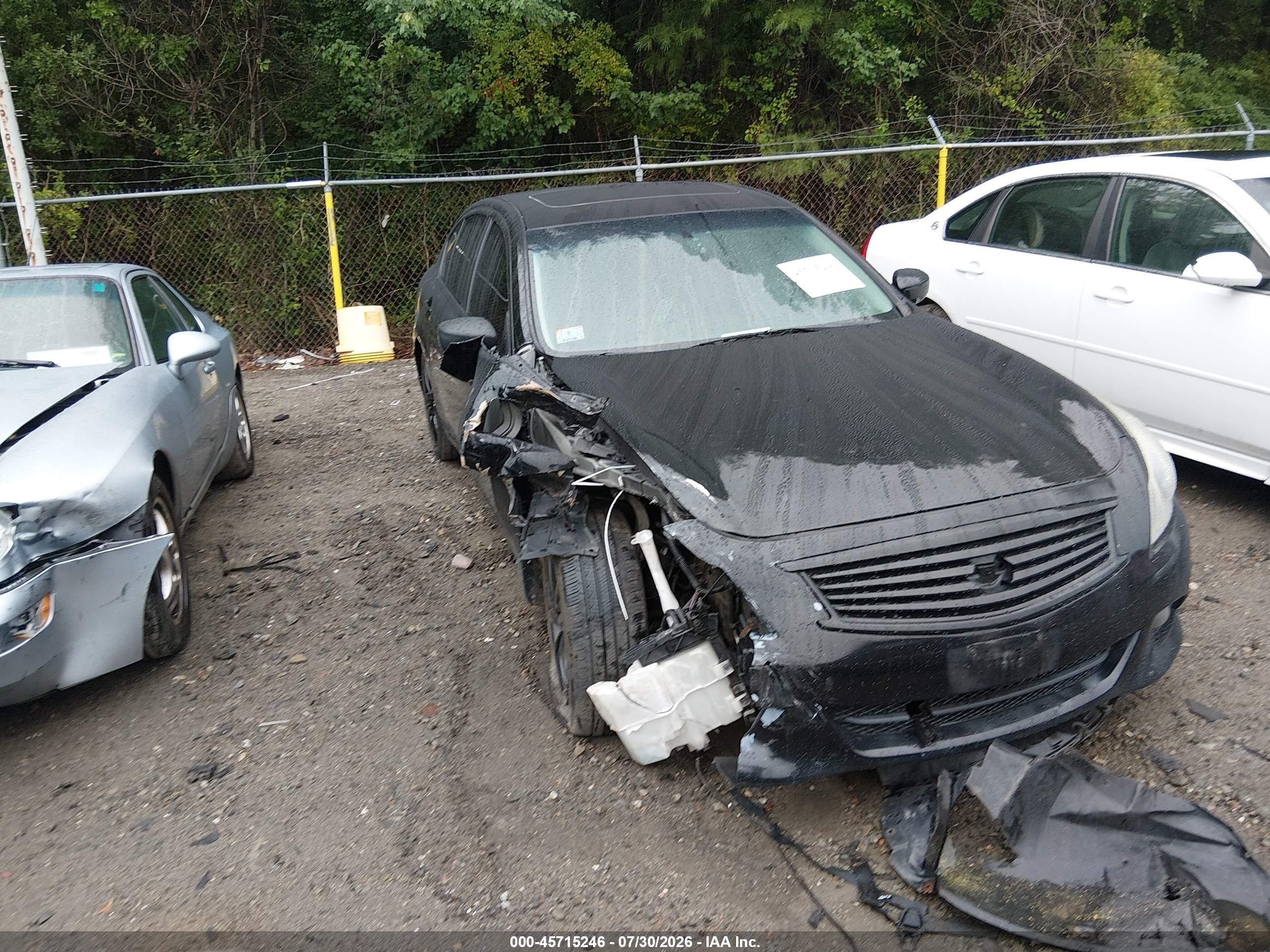 2011 Infiniti G25 x, VIN JN1DV6AR2BM651969 — Front end
