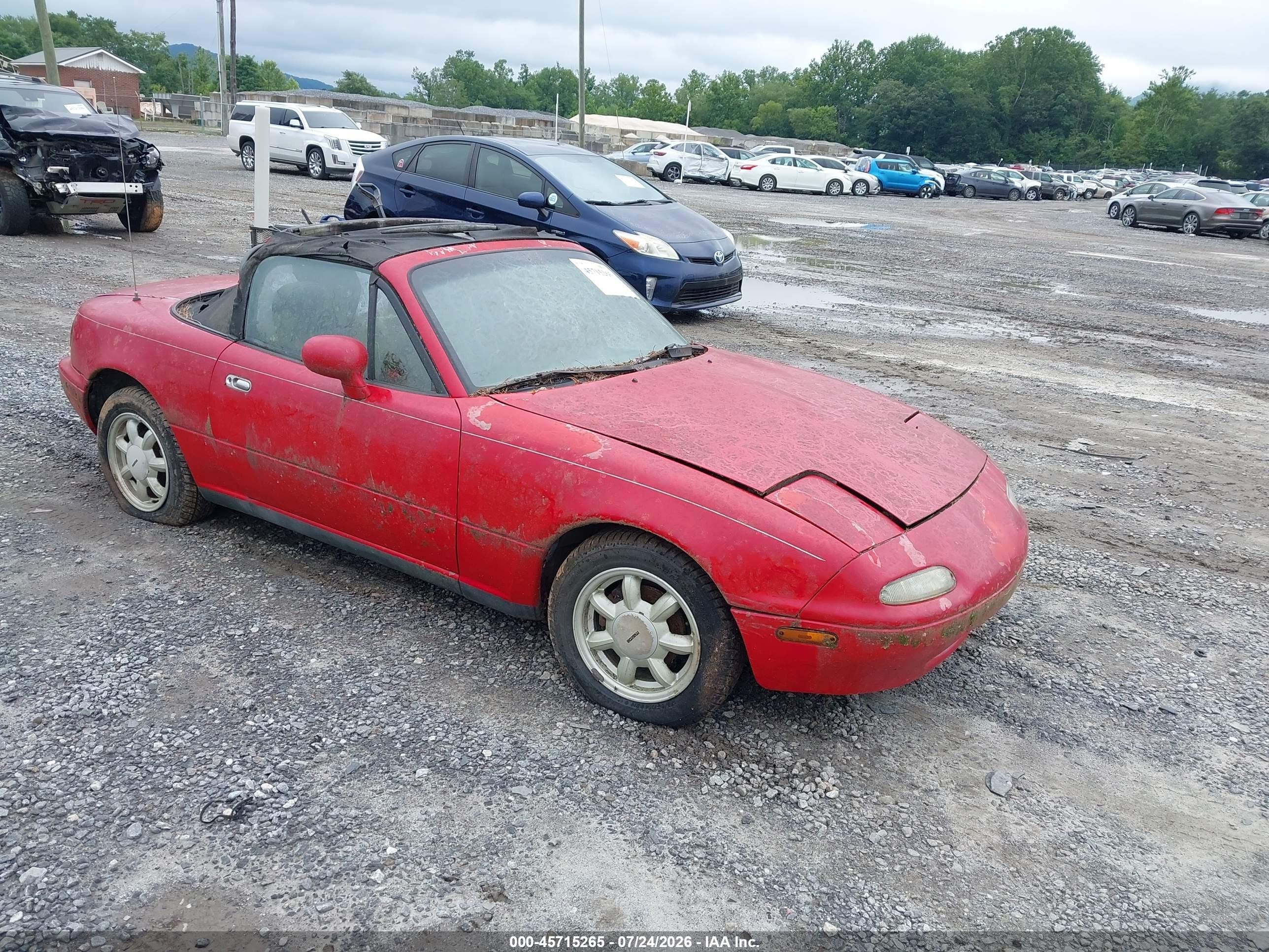 1990 Mazda MX-5 Miata, VIN JM1NA351XL0112850 — Normal wear