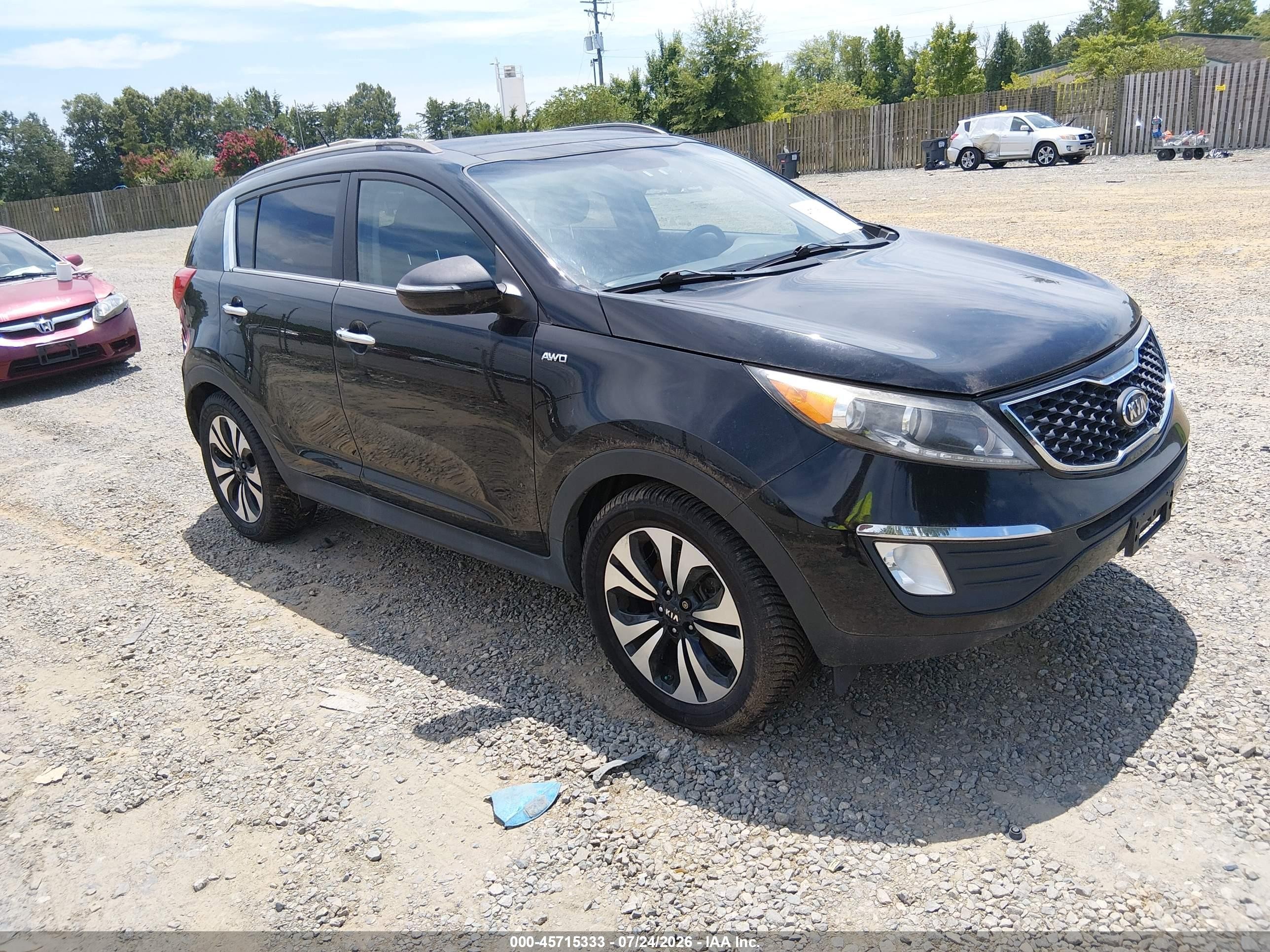 2012 Kia Sportage SX, VIN KNDPCCA67C7178851 — Normal wear