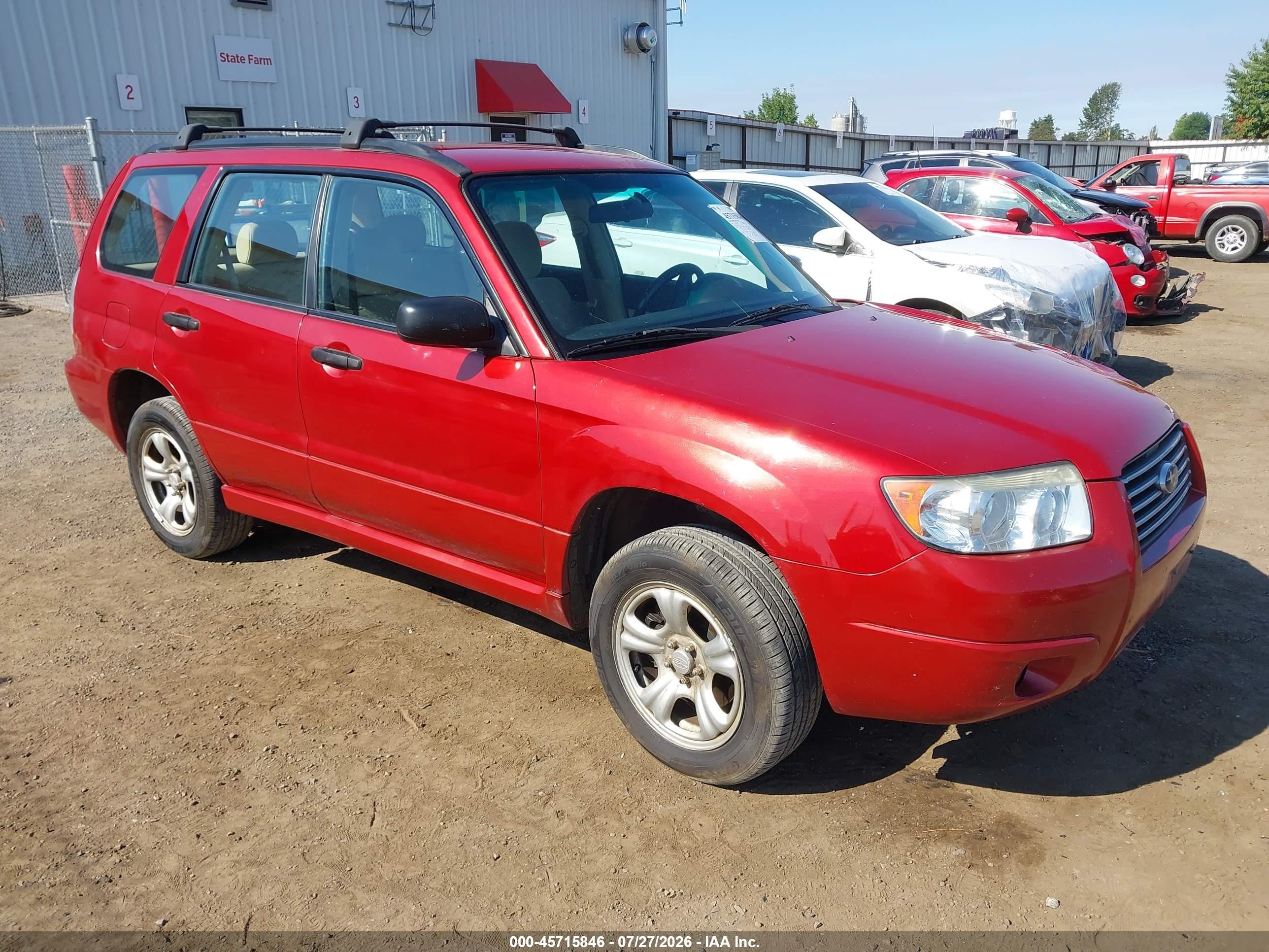 2006 Subaru Forester X, VIN JF1SG63696H737494 — Front end