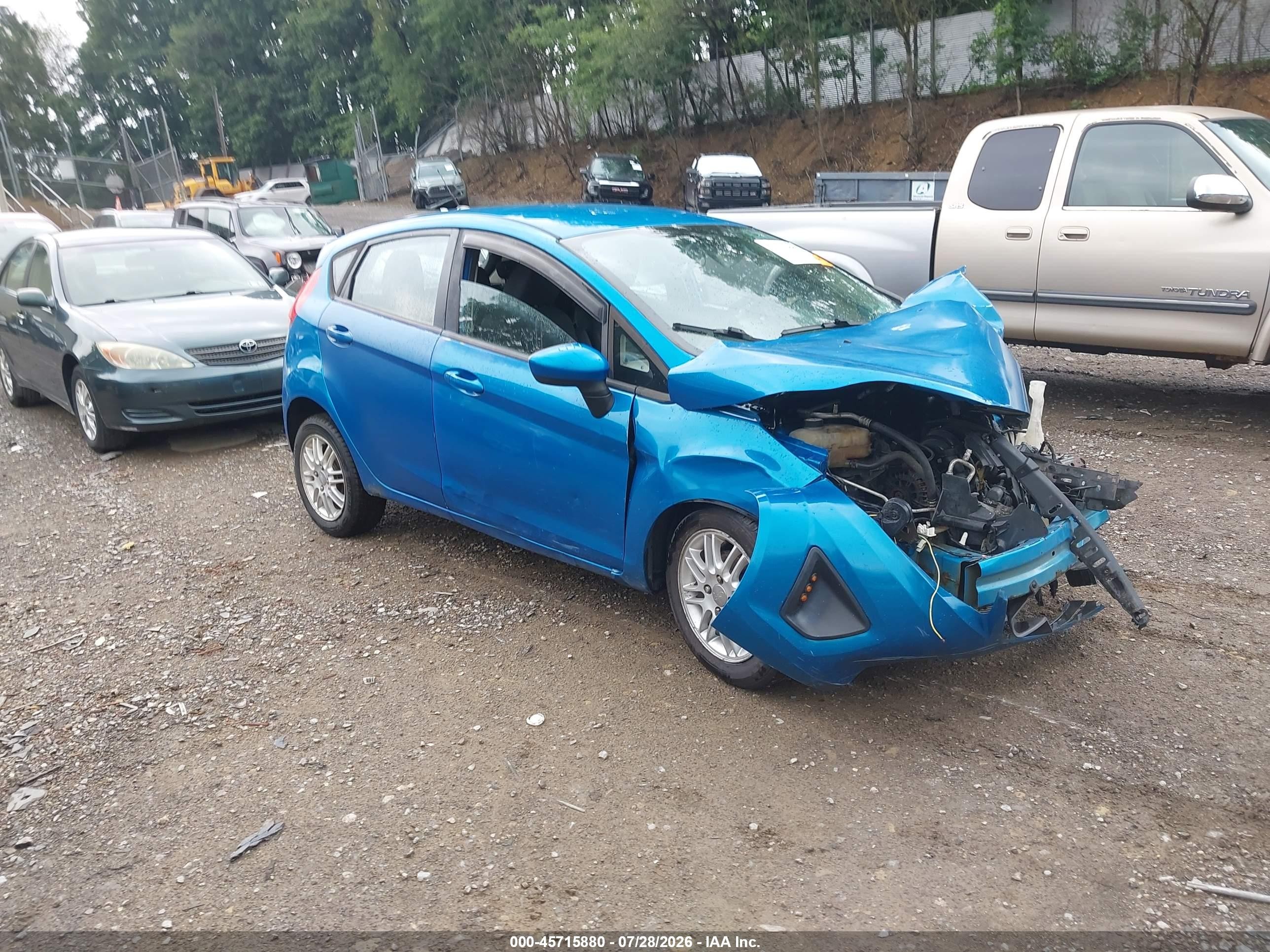 2012 Ford Fiesta SE, VIN 3FADP4EJXCM161257 — Front end