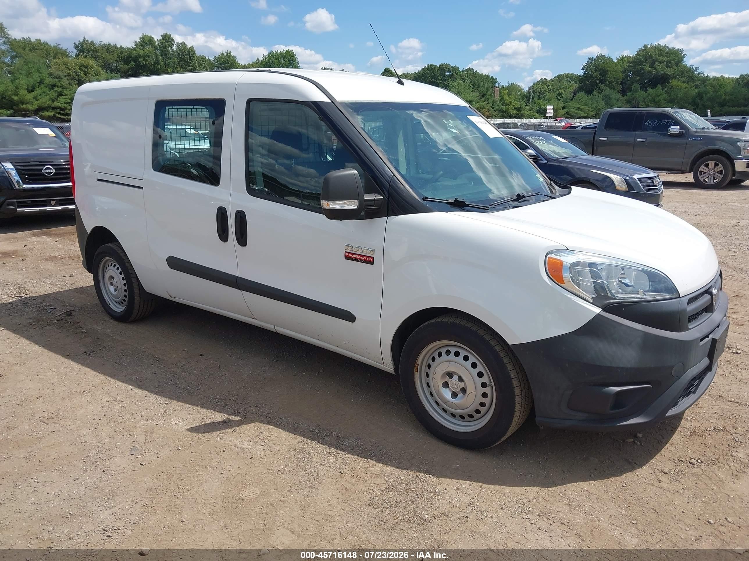 2018 Ram ProMaster City Cargo Tradesman, VIN ZFBERFAB0J6H97787 — Not stated