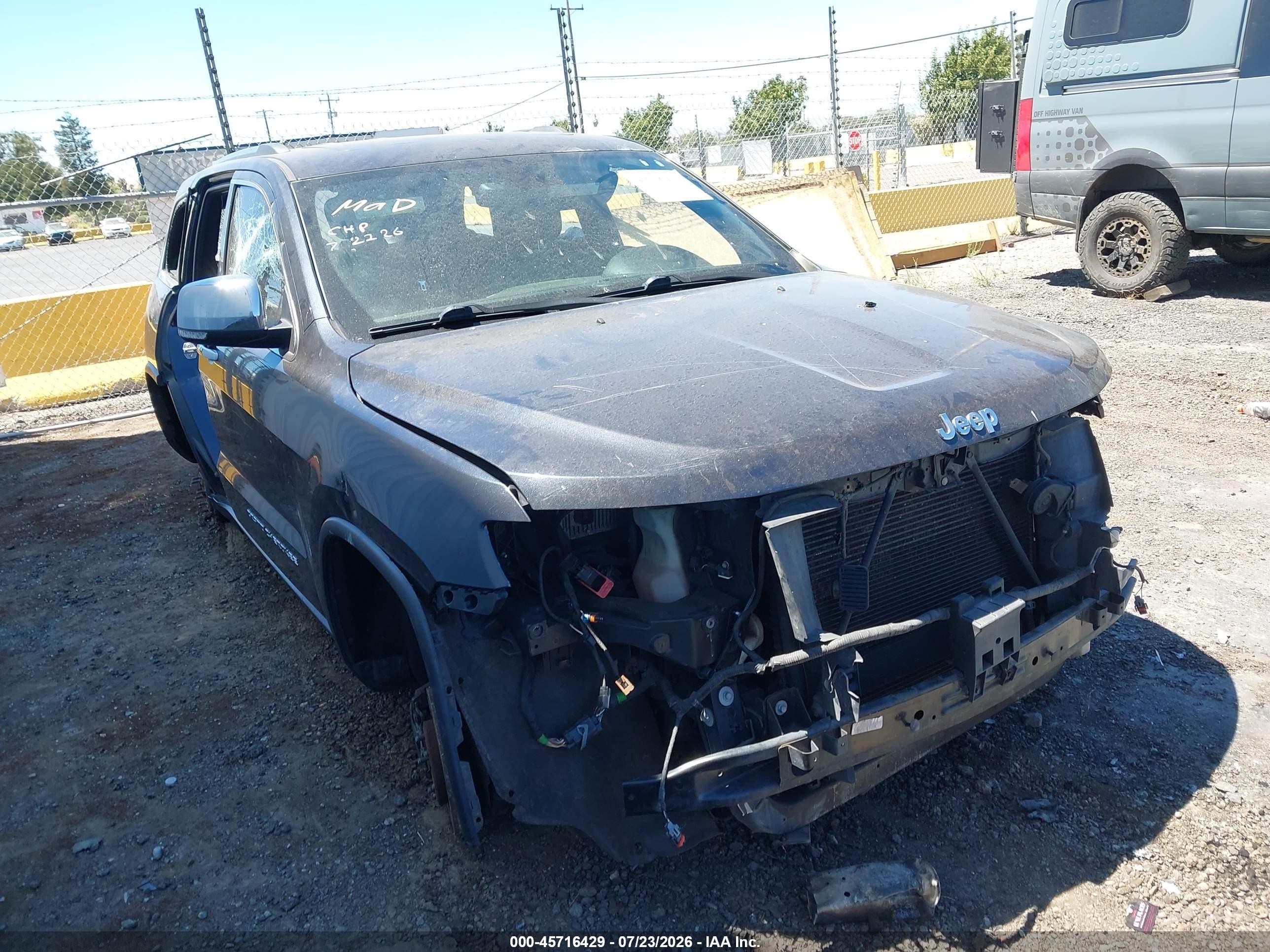 2014 Jeep Grand Cherokee Limited, VIN 1C4RJFBG2EC385438 — Theft recovery