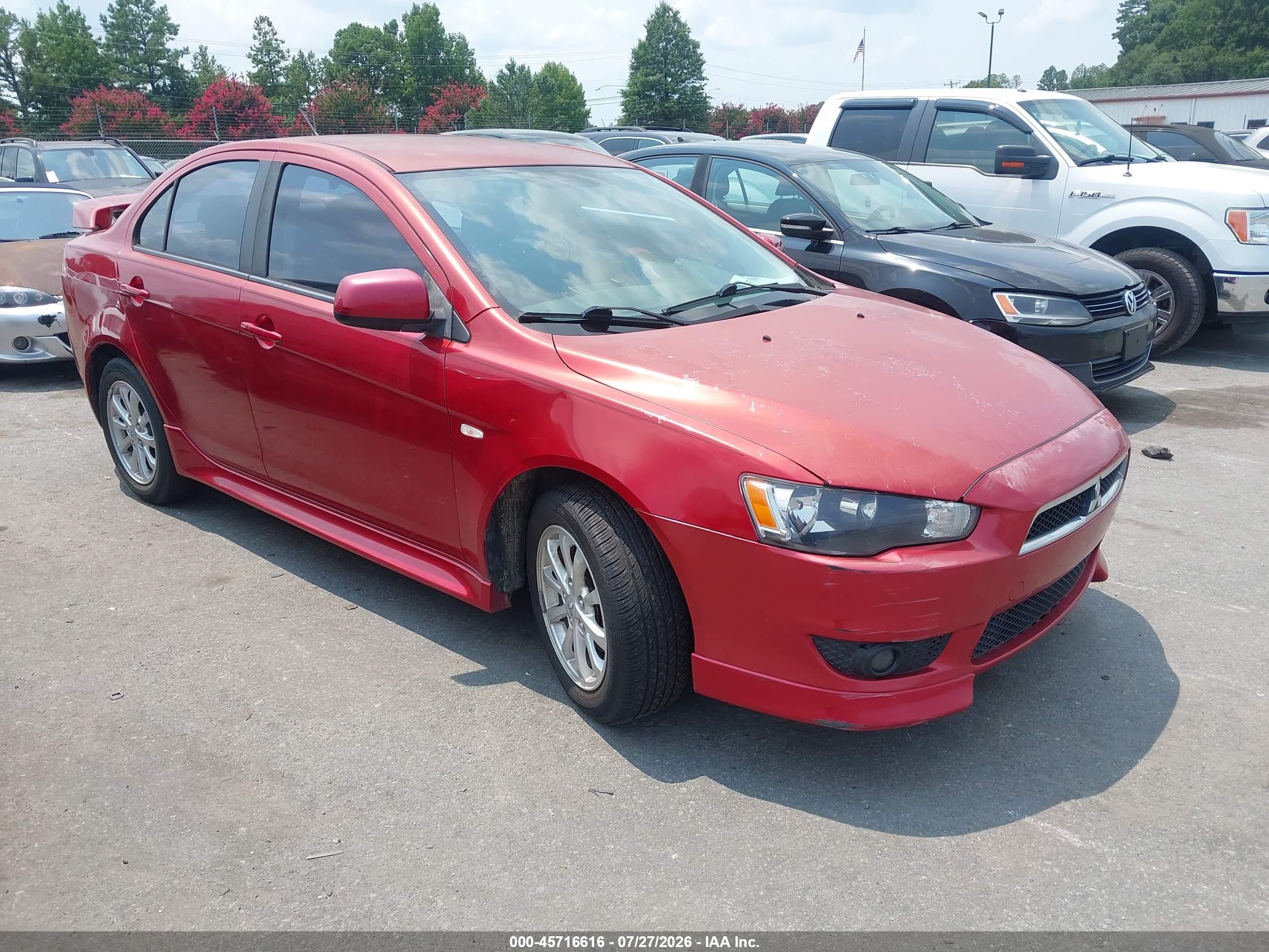 2013 Mitsubishi Lancer ES, VIN JA32U2FU8DU001767 — Normal wear
