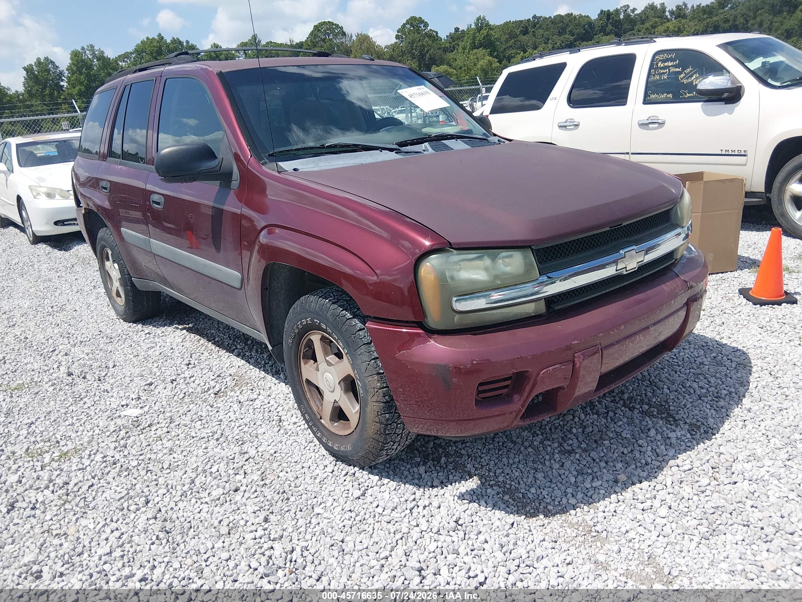 2005 Chevrolet TrailBlazer LS, VIN 1GNDS13S252123462 — Normal wear