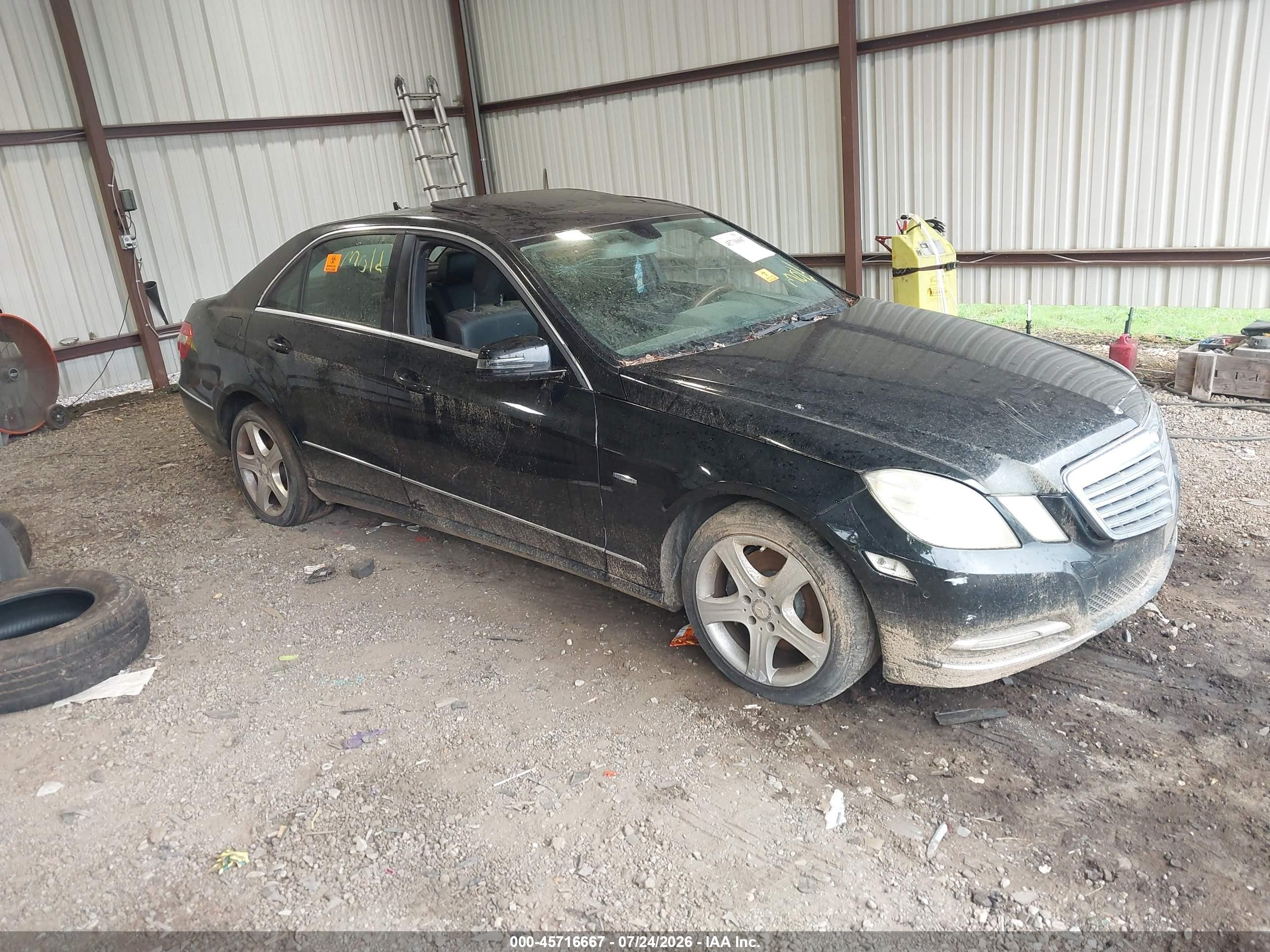 2012 Mercedes-Benz E 350 Sport, VIN WDDHF5KB3CA646411 — Biohazard / chemical