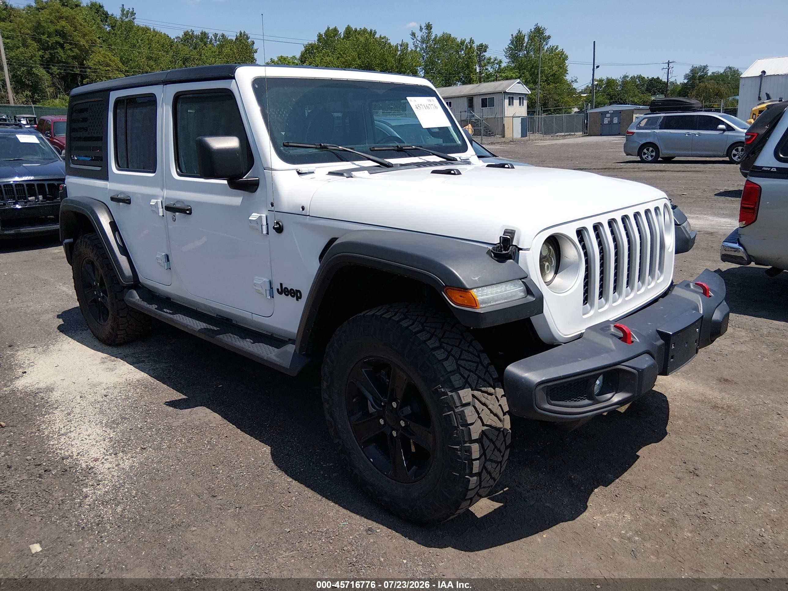2020 Jeep Wrangler Unlimited Sahara Altitude, VIN 1C4HJXEGXLW118444 — Mechanical