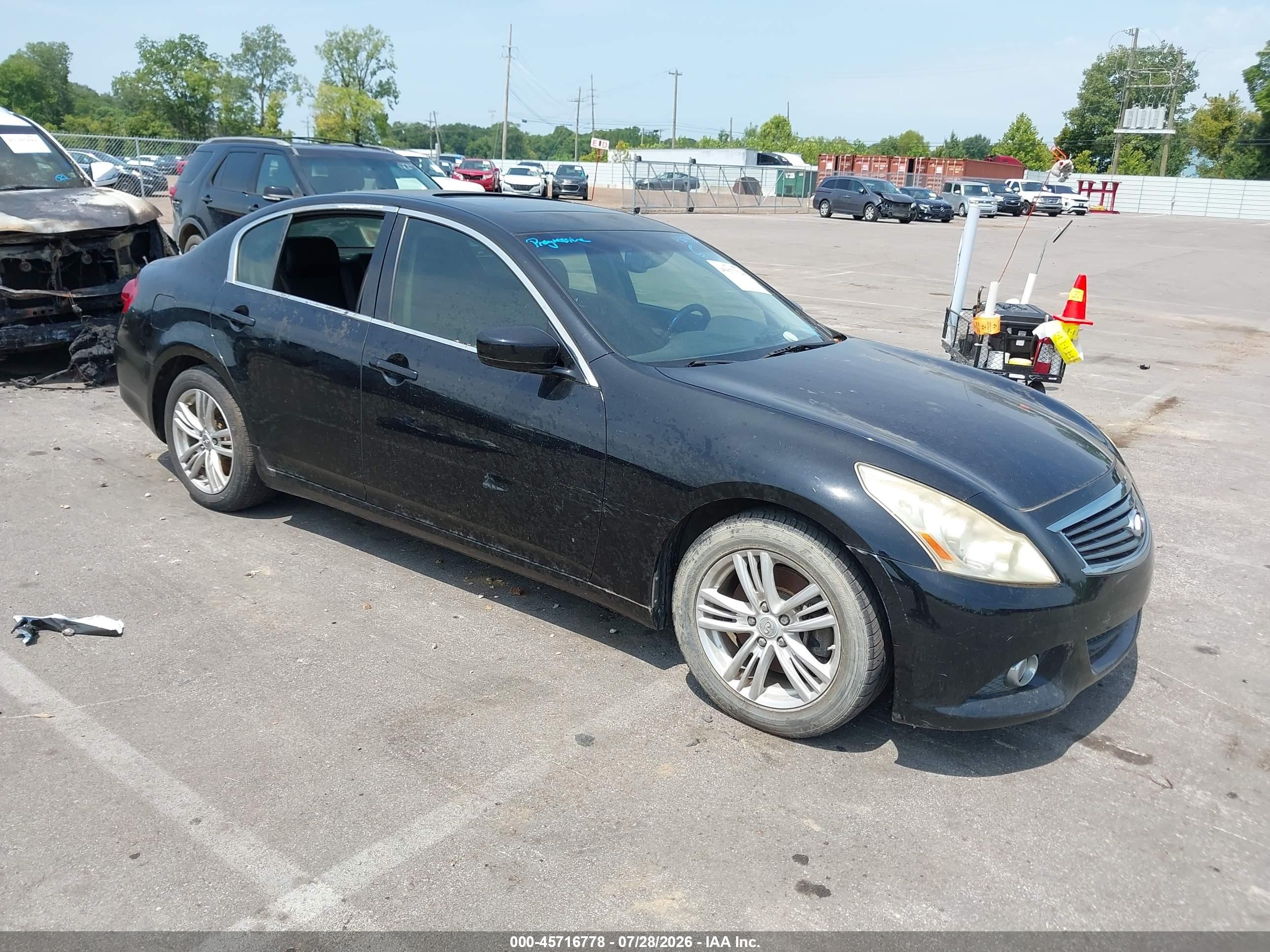2012 Infiniti G37 Journey, VIN JN1CV6AP0CM629741 — Normal wear