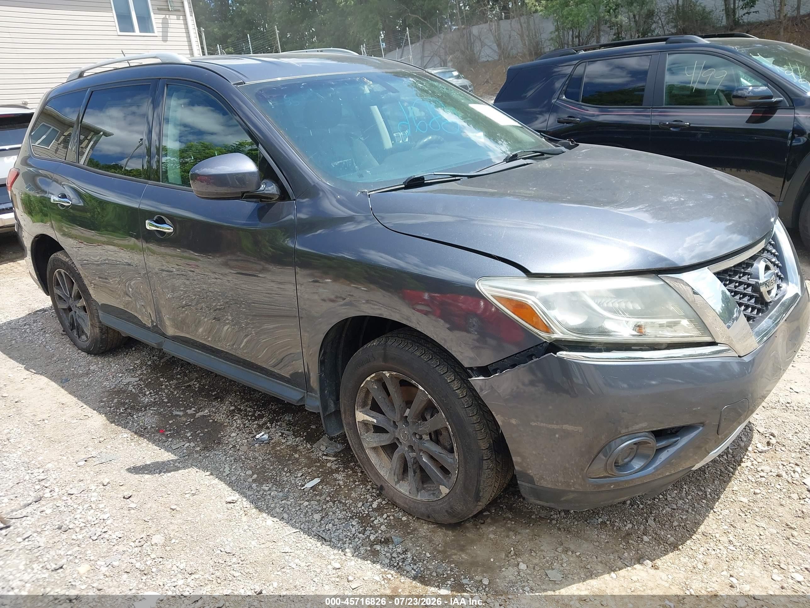 2014 Nissan Pathfinder S, VIN 5N1AR2MM8EC699673 — По всему кузову