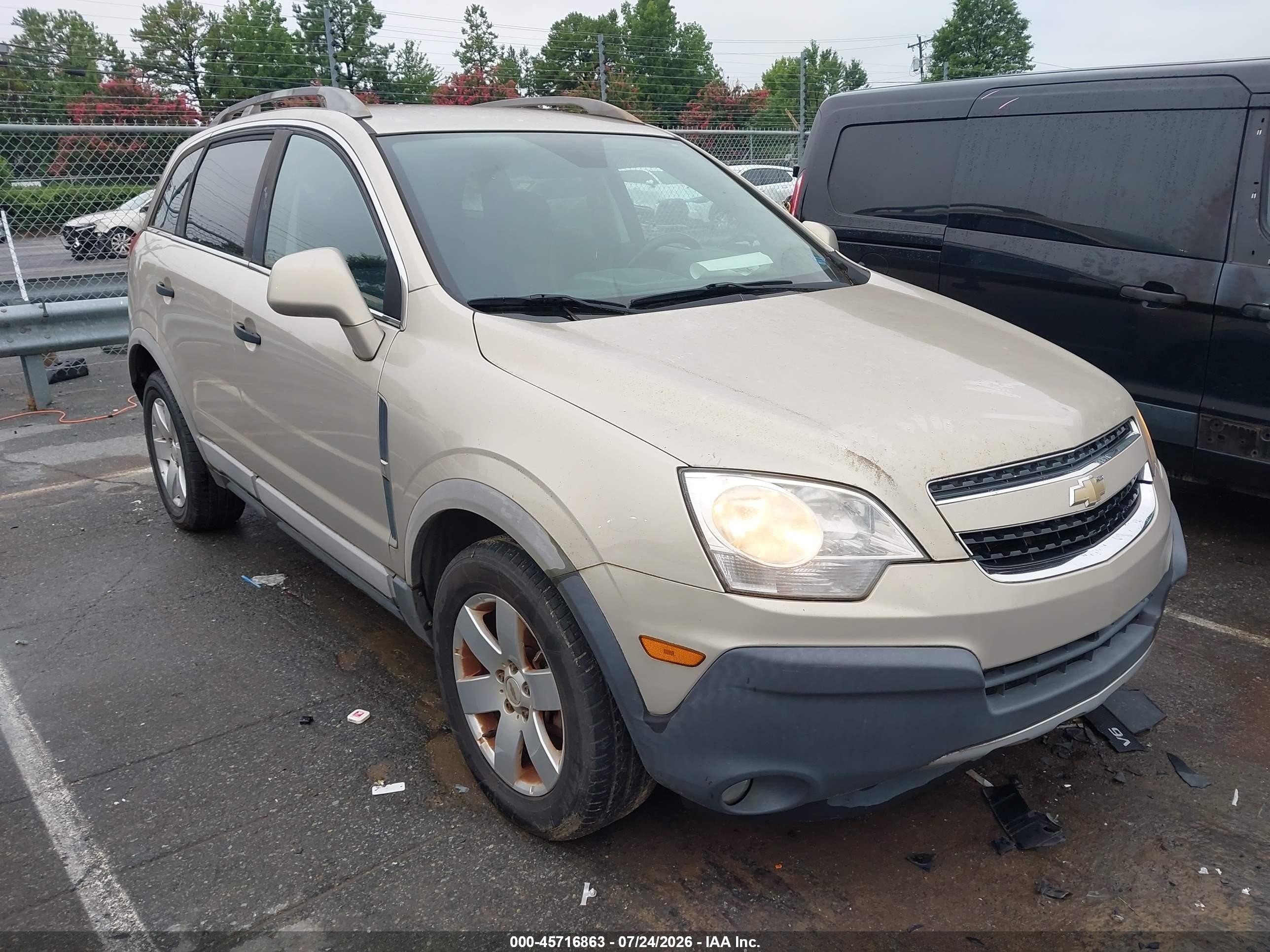2012 Chevrolet Captiva Sport LS, VIN 3GNAL2EK0CS520463 — Normal wear