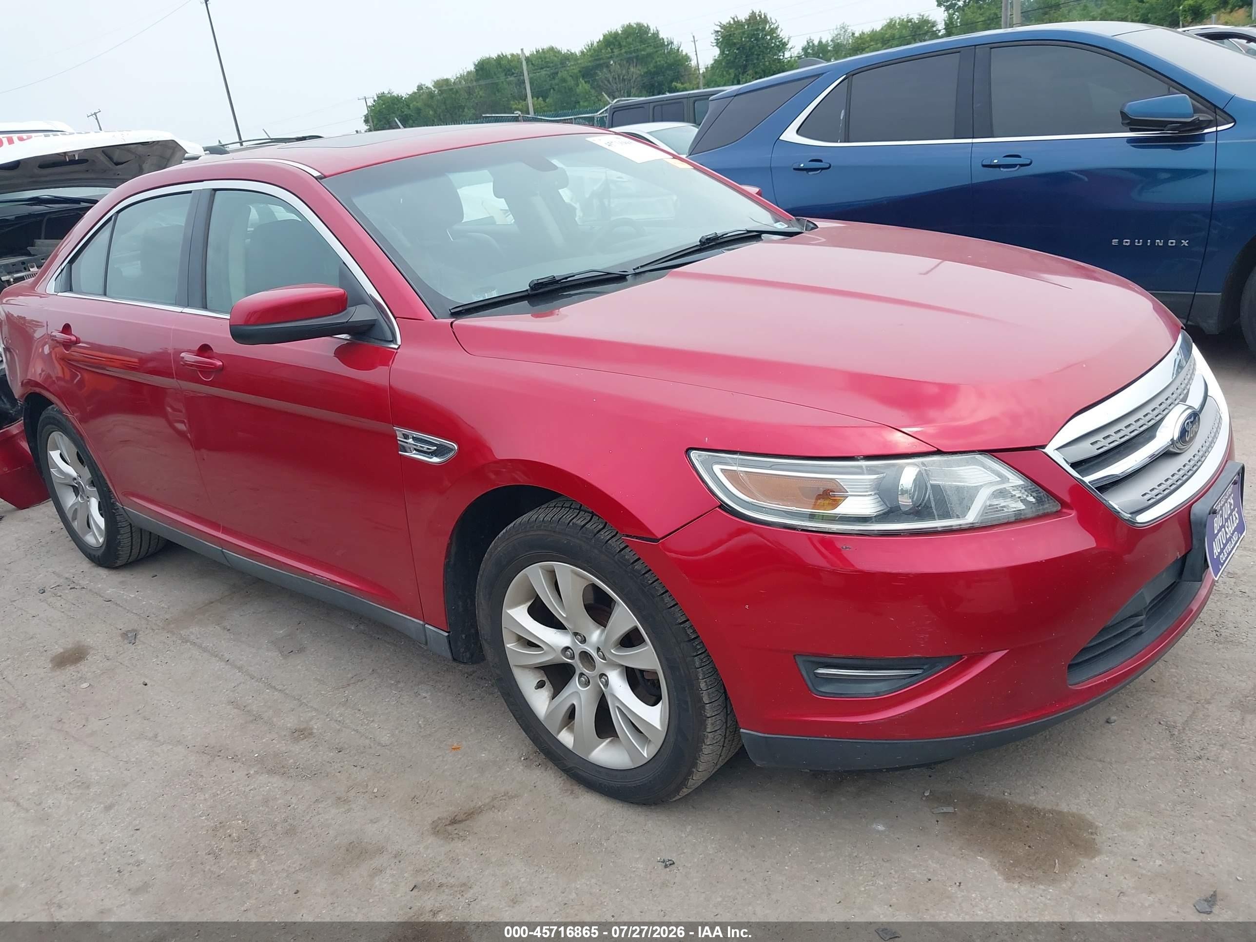 2012 Ford Taurus SEL, VIN 1FAHP2EW8CG102686 — Зад