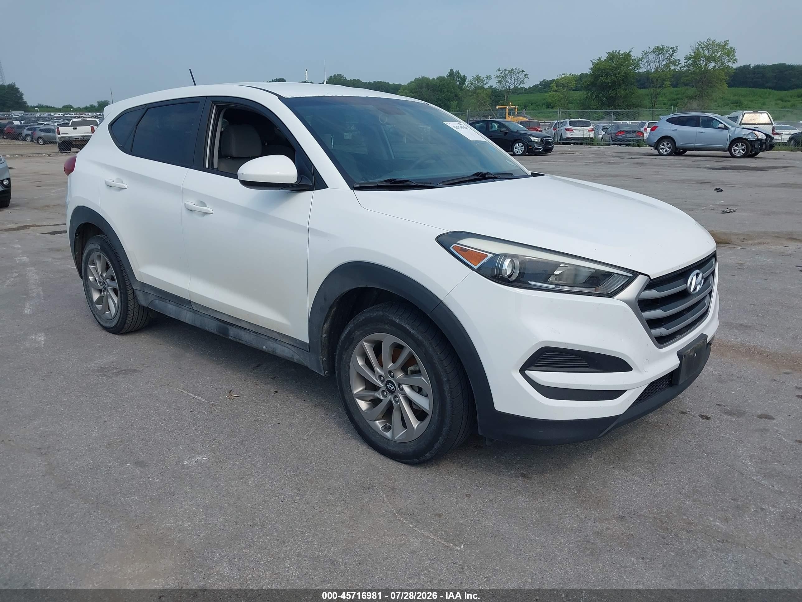 2017 Hyundai Tucson SE, VIN KM8J23A47HU436748 — Normal wear