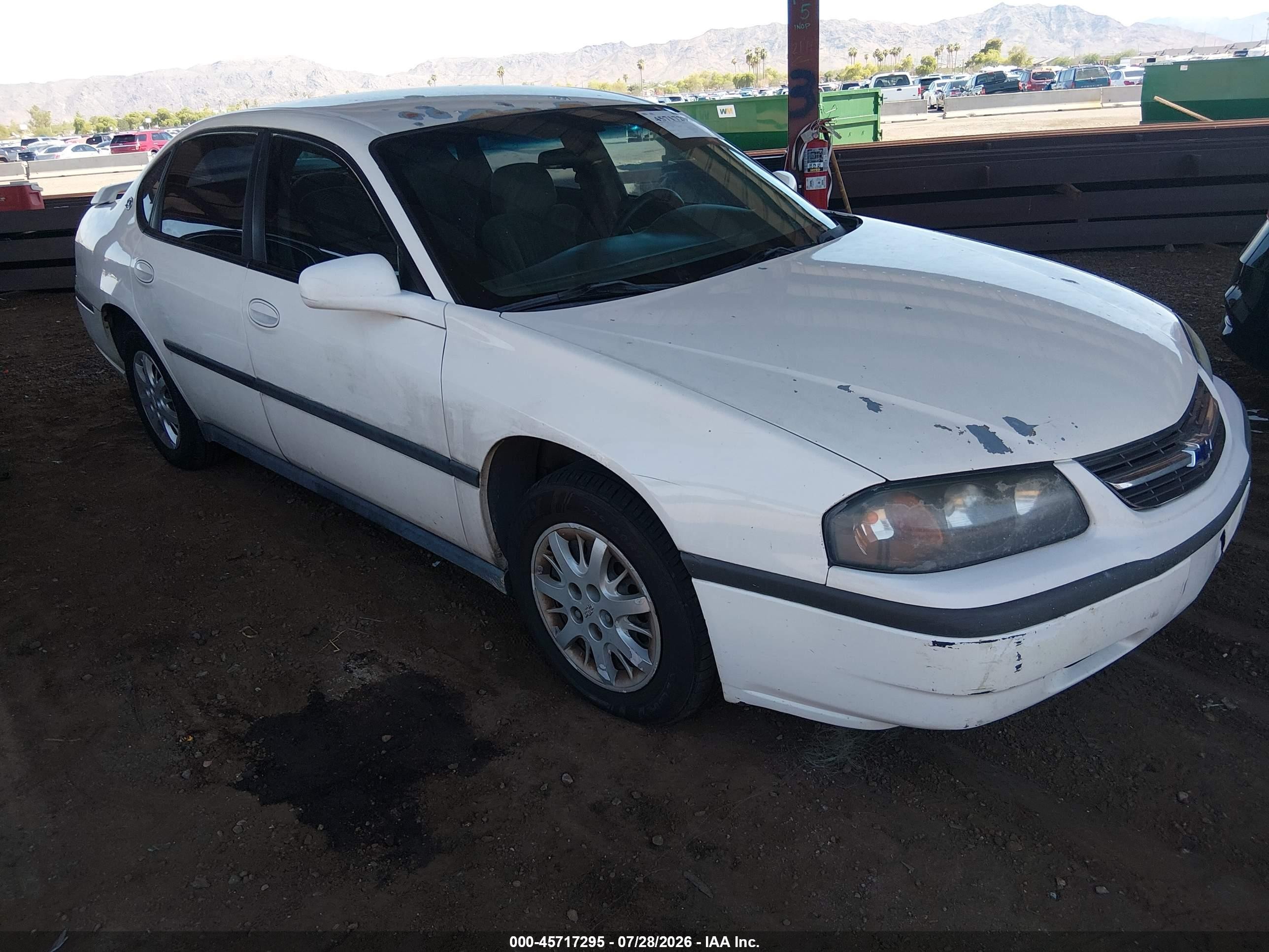 2003 Chevrolet Impala, VIN 2G1WF52E839432868 — Обычный износ