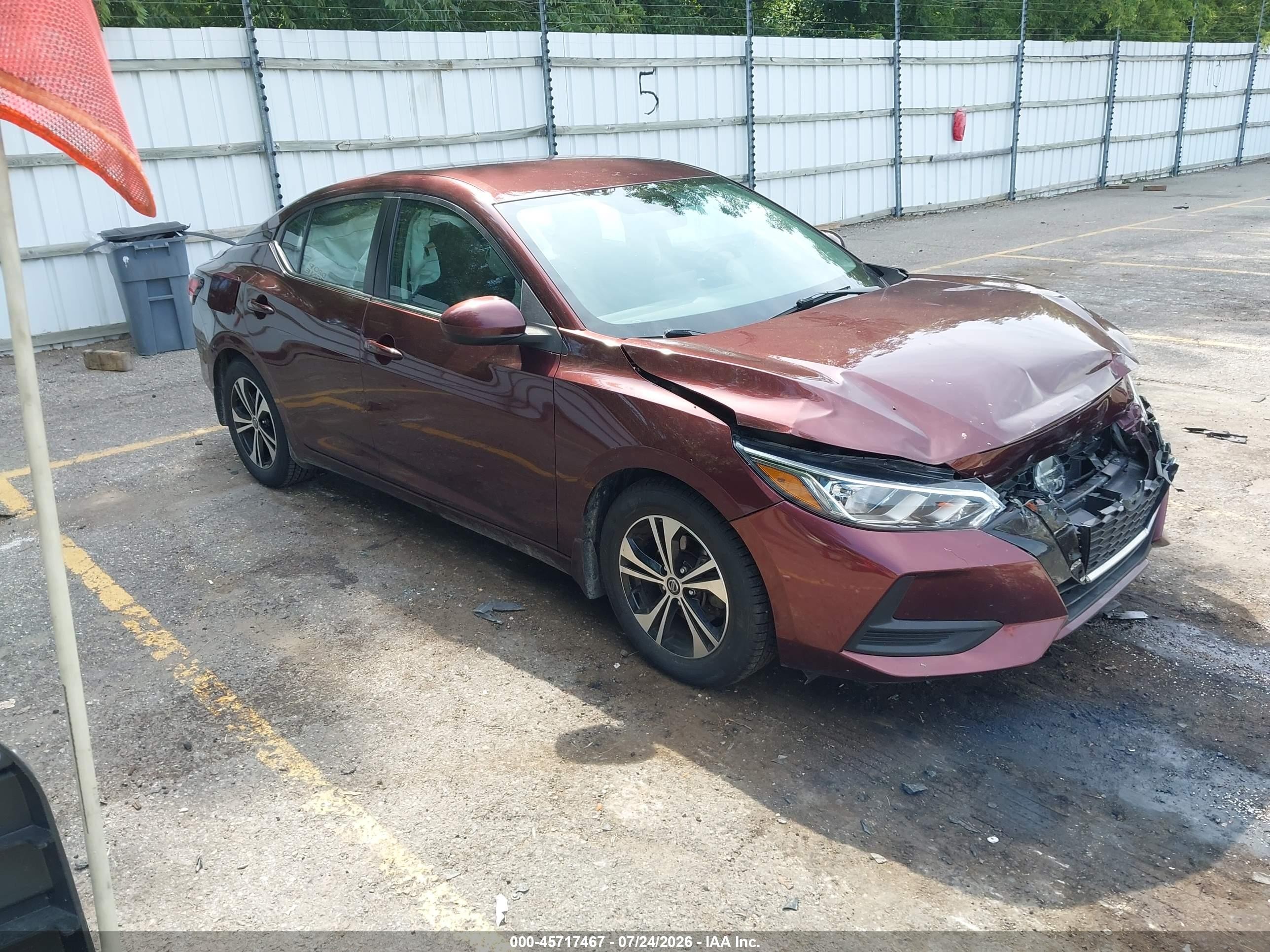 2023 Nissan Sentra SV, VIN 3N1AB8CV4PY250266 — Front end
