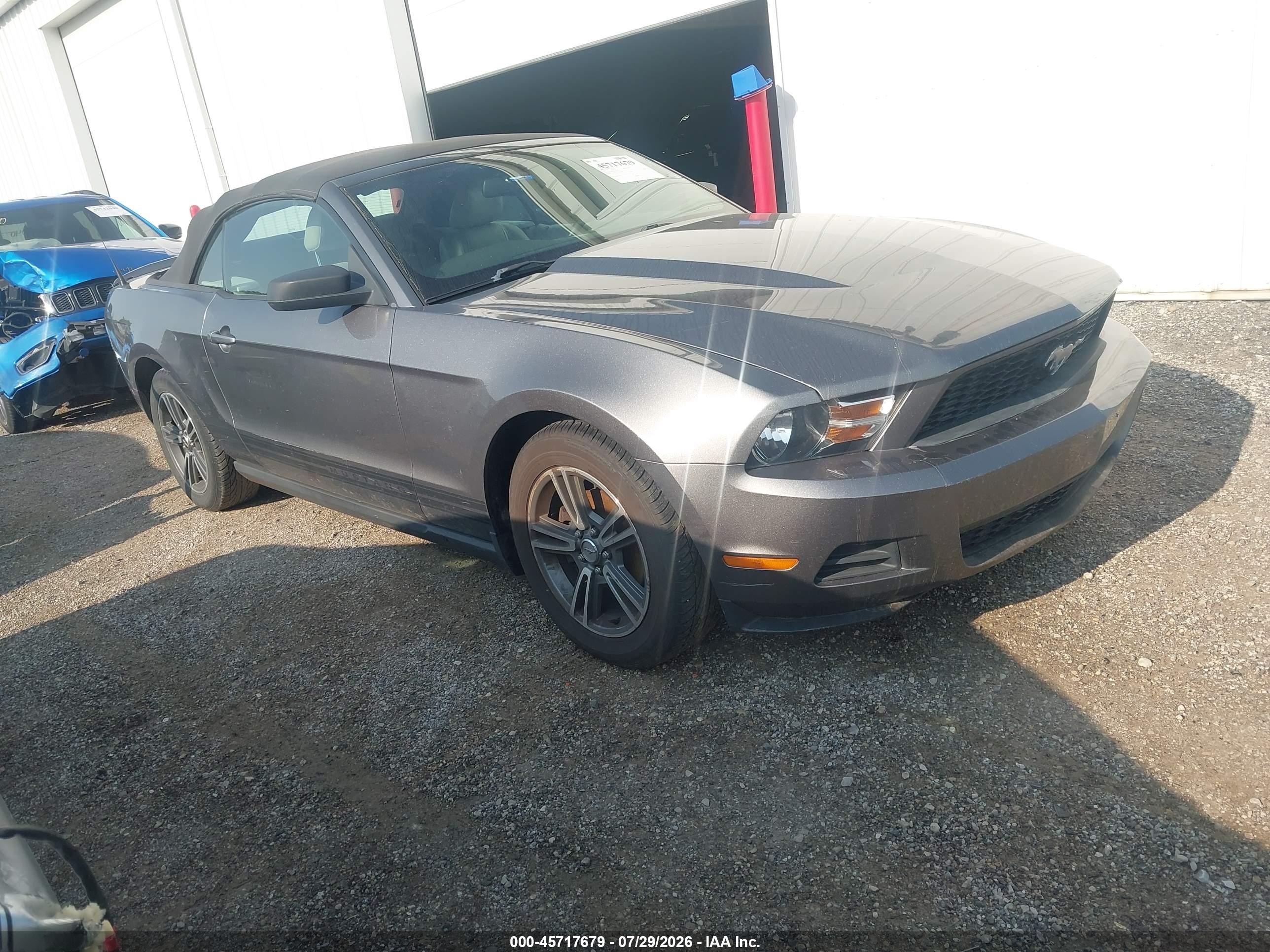 2010 Ford Mustang V6, VIN 1ZVBP8EN4A5107304 — Not stated