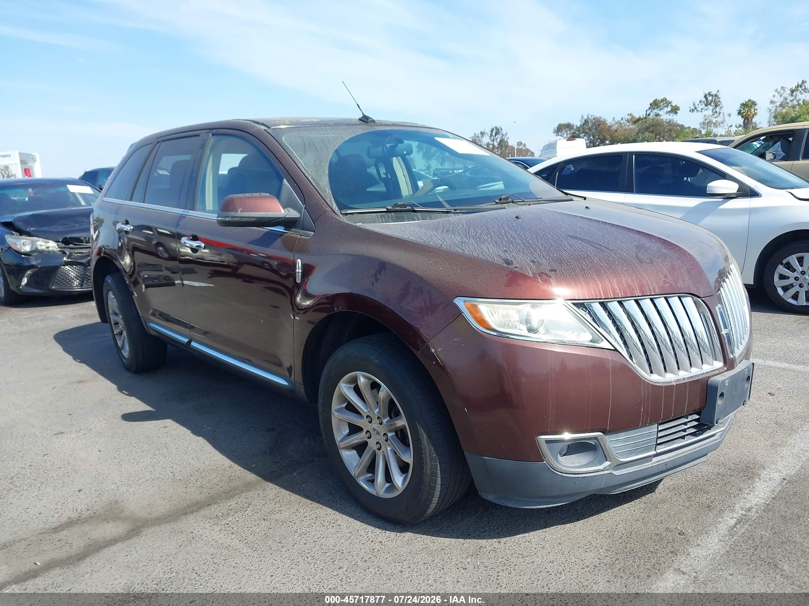 2012 Lincoln MKX, VIN 2LMDJ6JK8CBL07467 — Normal wear