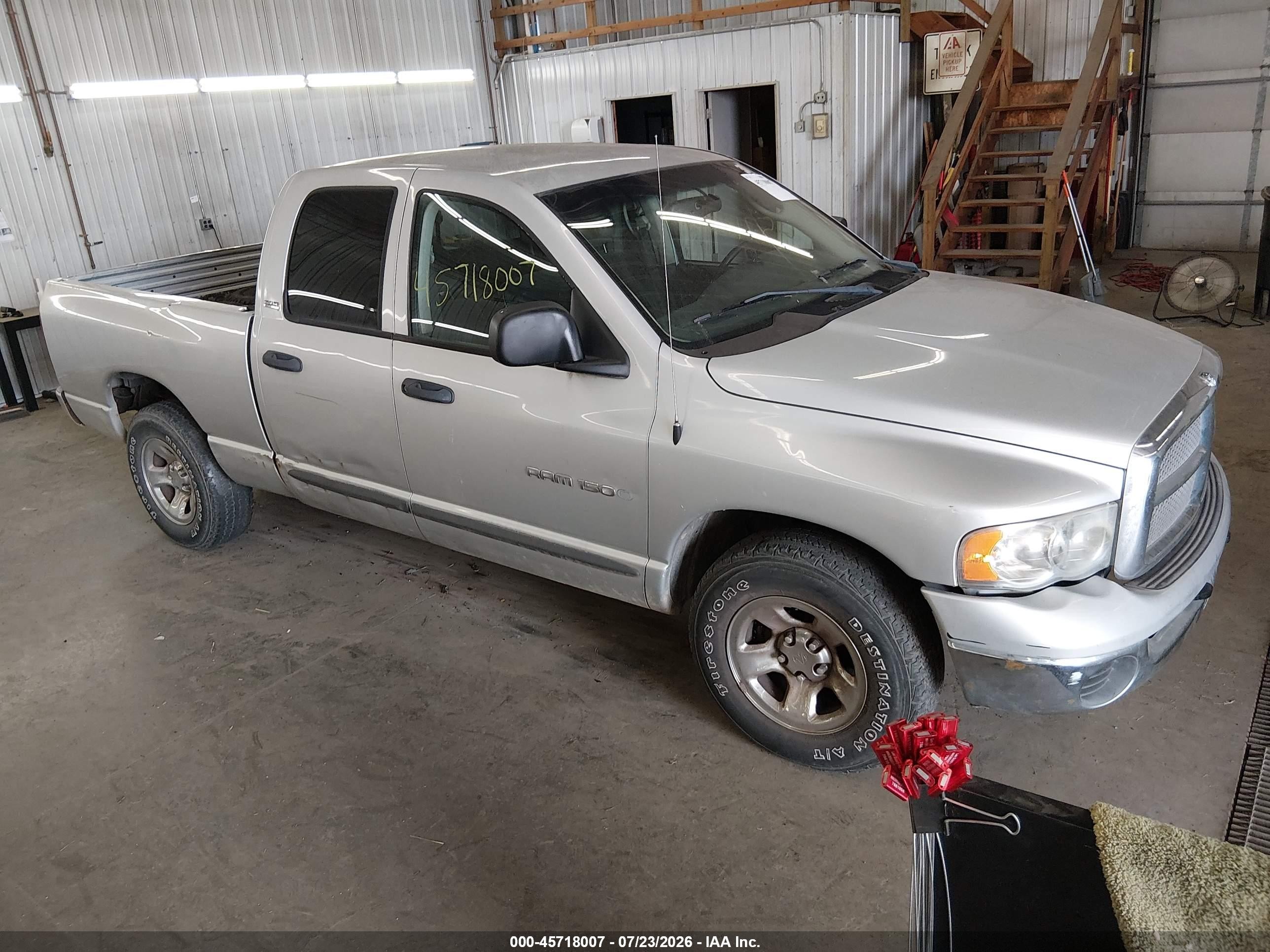 2002 Dodge 1500, VIN 3D7HA18N72G196612 — Not stated