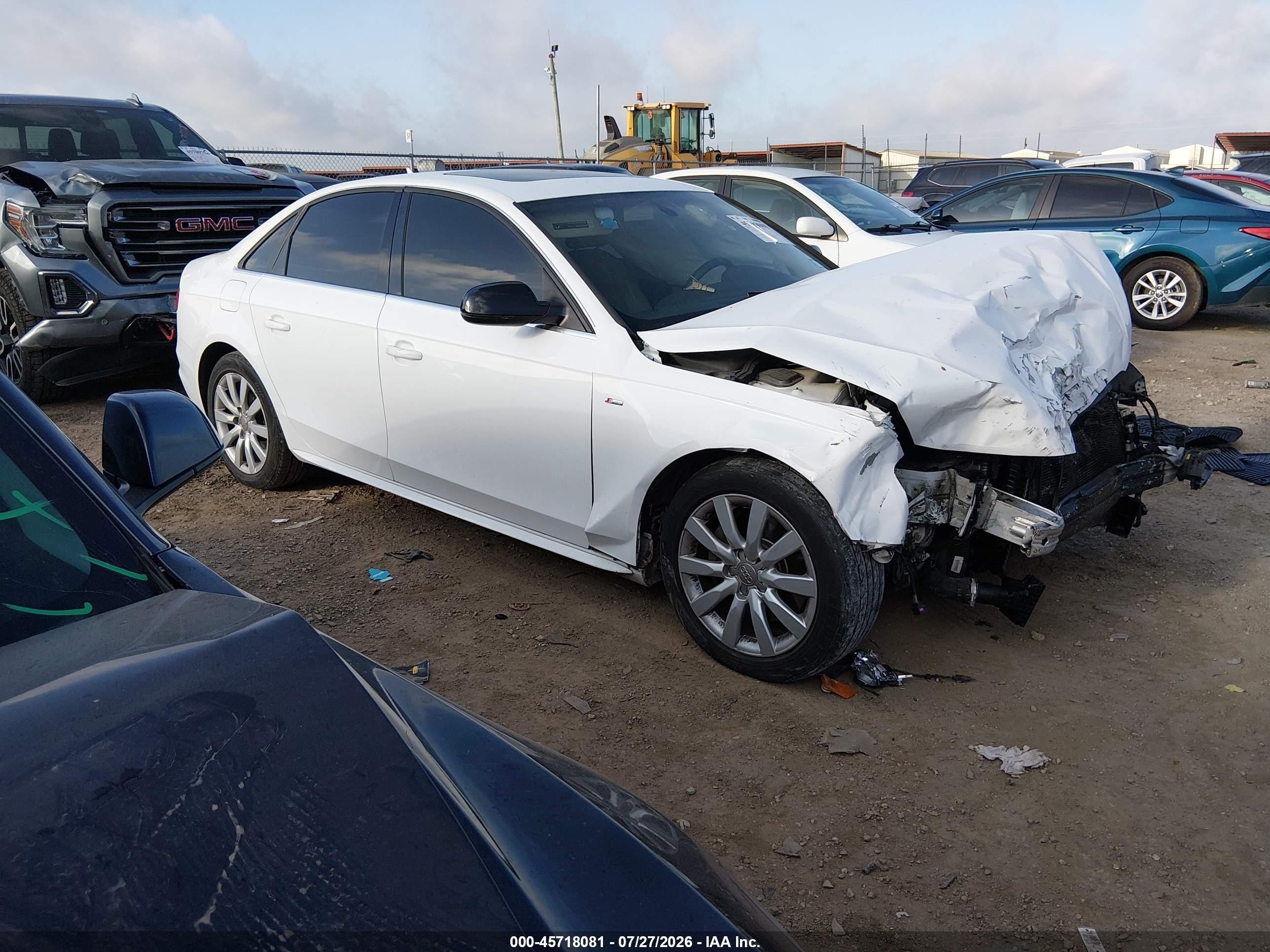 2015 Audi A4 Premium, VIN WAUAFAFL1FA027332 — Перед