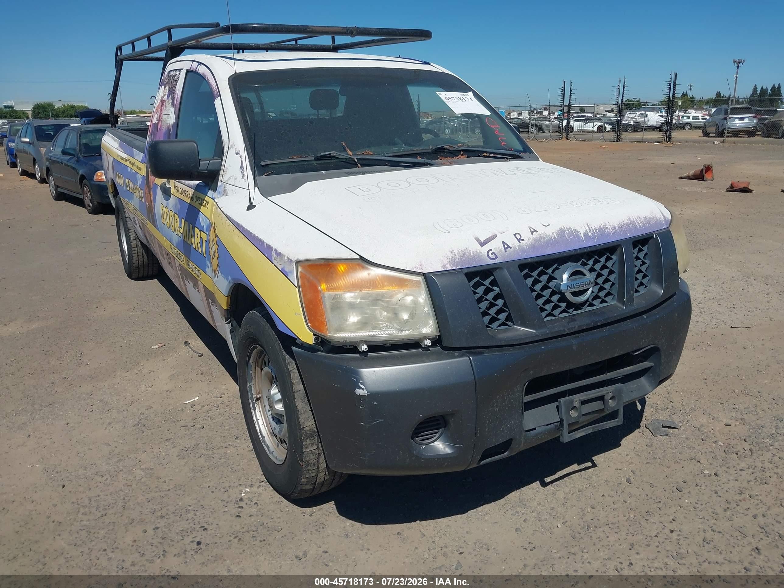 2008 Nissan Titan XE, VIN 1N6AA06E48N325699 — Обычный износ